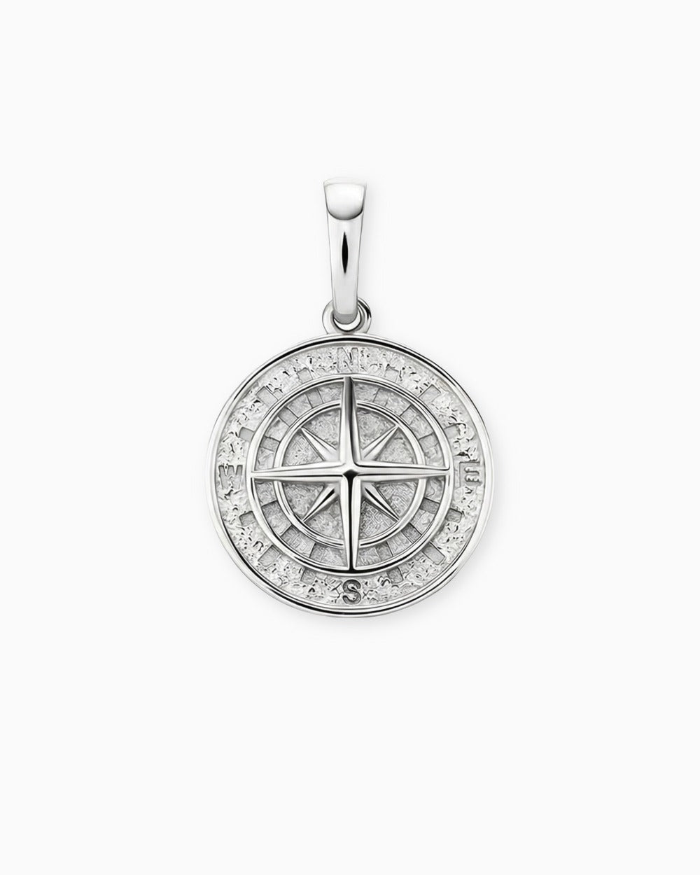 CLEAN COMPASS PENDANT.