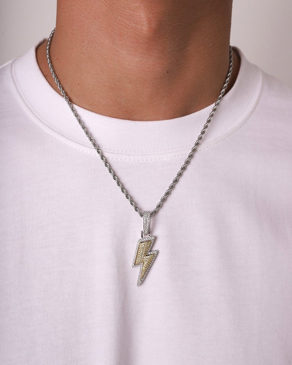 BLITZ PIECE PENDANT. - WHITE GOLD - Drippy Amsterdam
