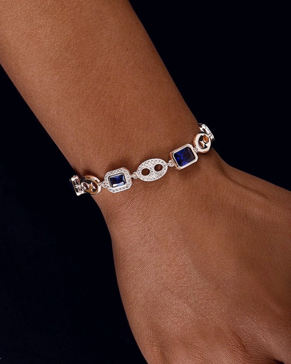 BLUE COFFEE LINKS BRACELET. - Drippy Amsterdam