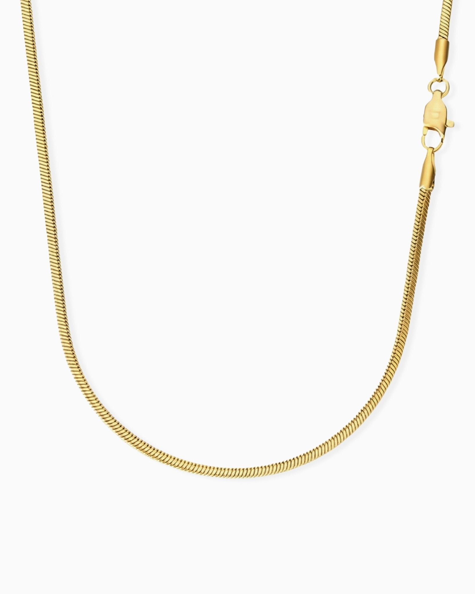 SNAKE CHAIN. - 2MM 18K GOLD | Drippy Amsterdam