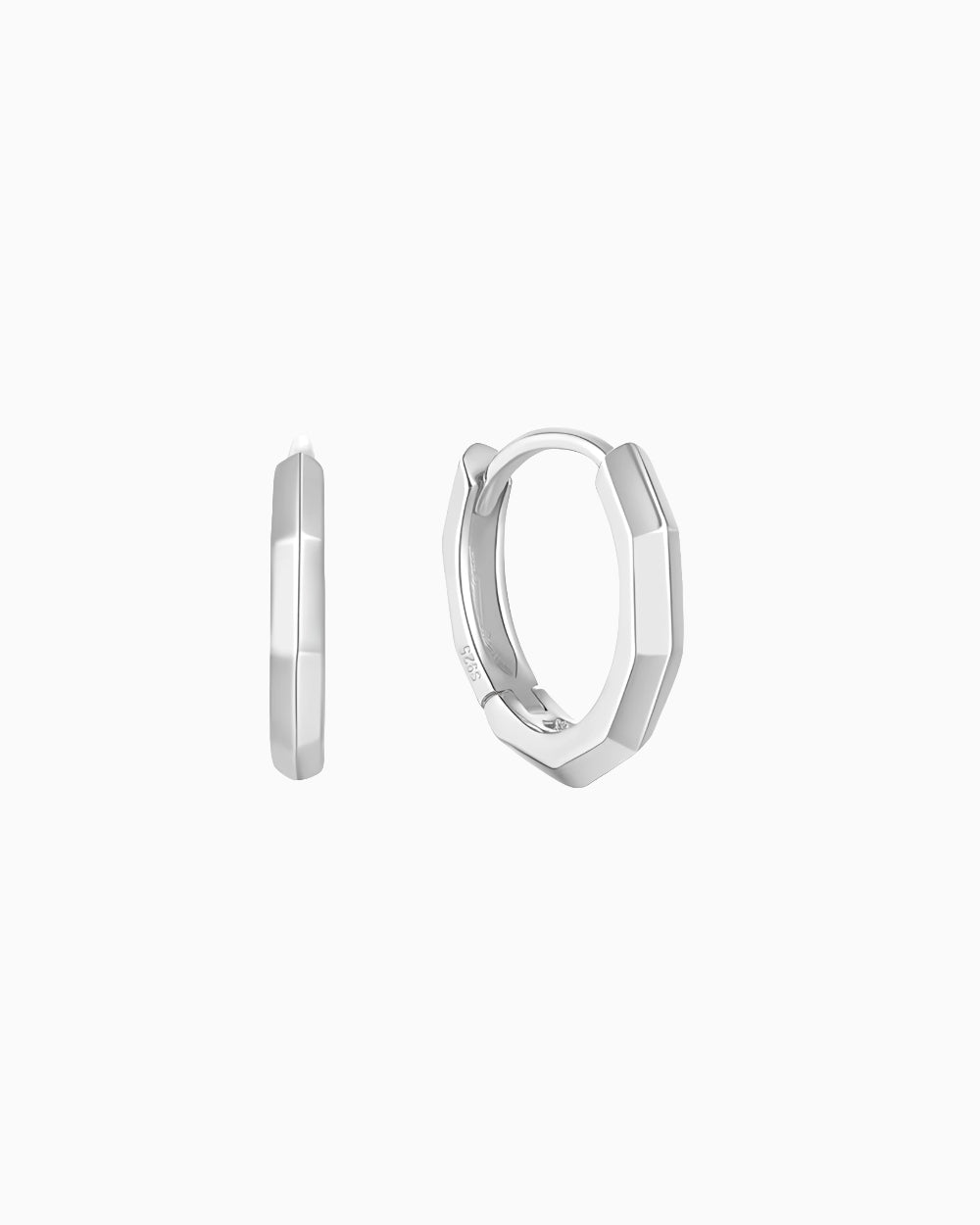 GEO HOOPS EARRINGS. - Drippy Amsterdam