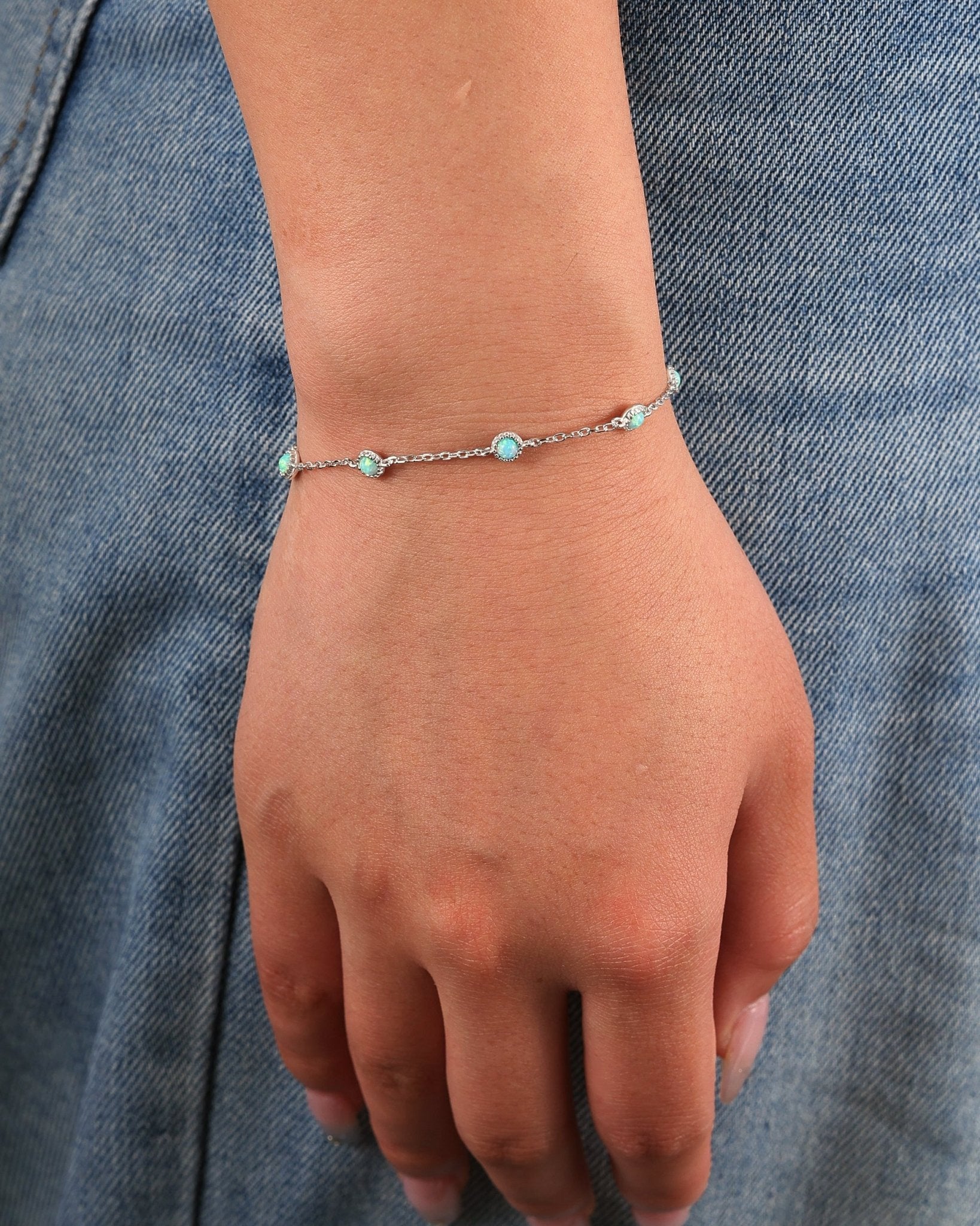 GREEN OPALS BRACELET. - Drippy Amsterdam