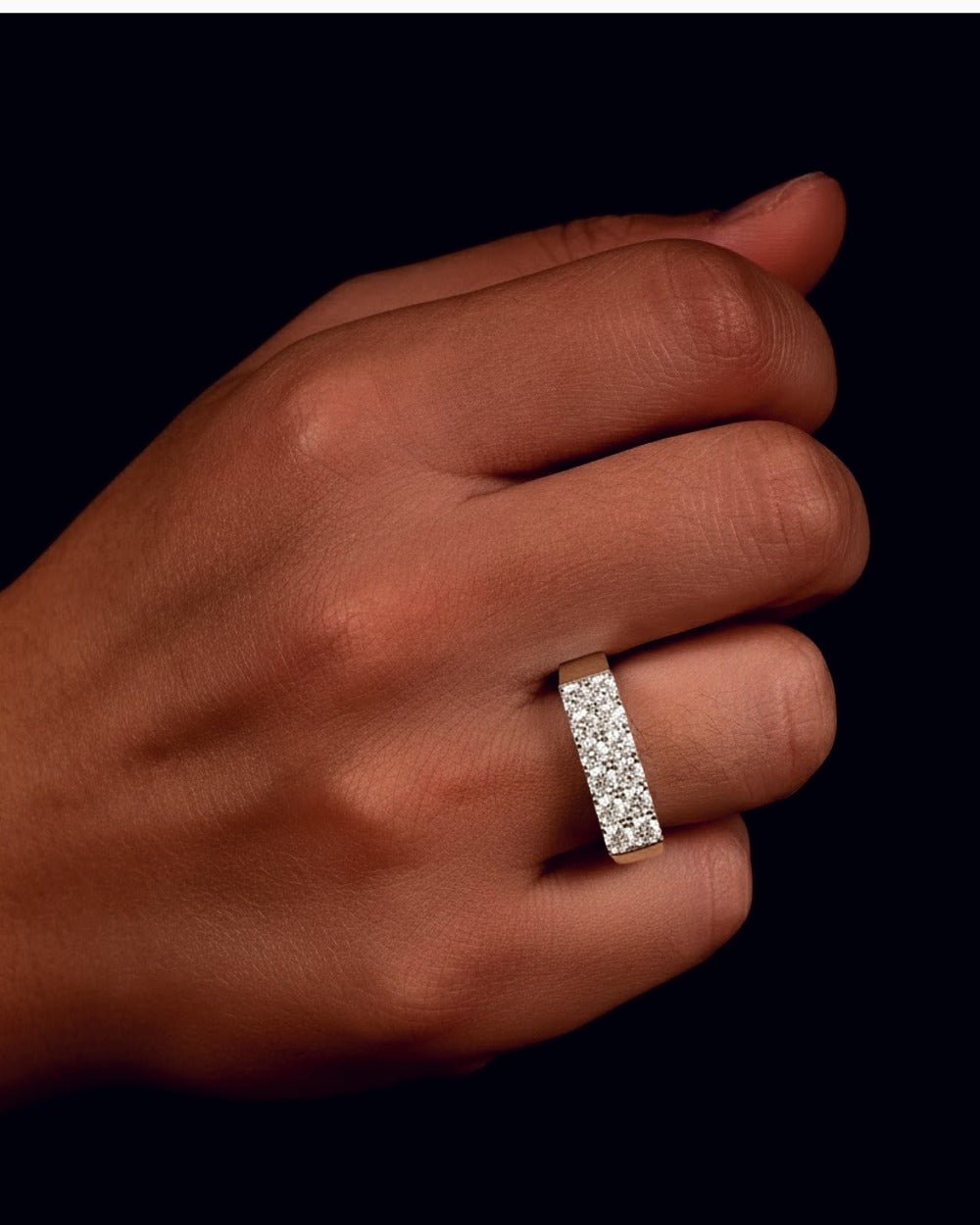 ICED SIGNET RING. - Drippy Amsterdam