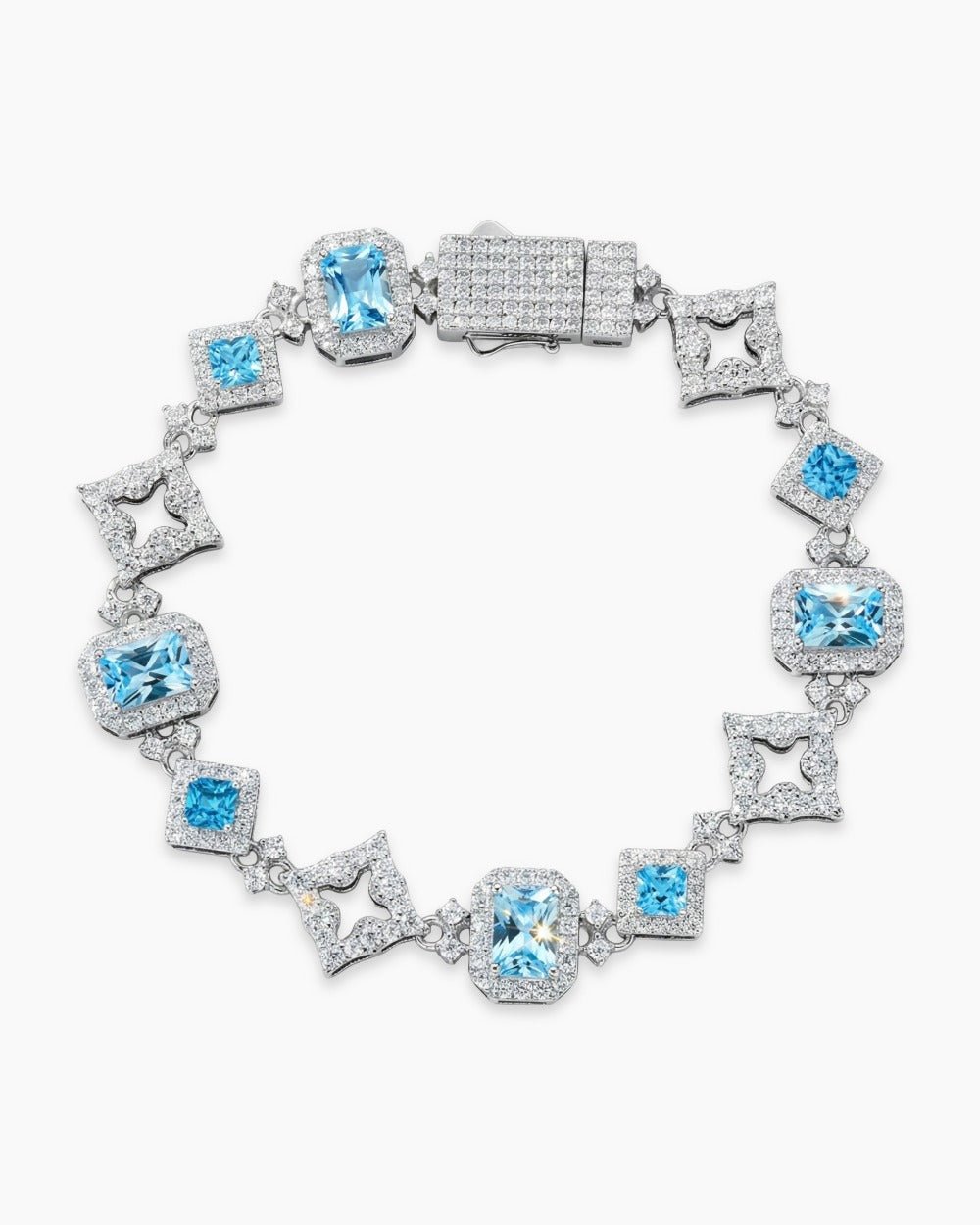 MOISSANITE BLUE FROST BRACELET. - Drippy Amsterdam