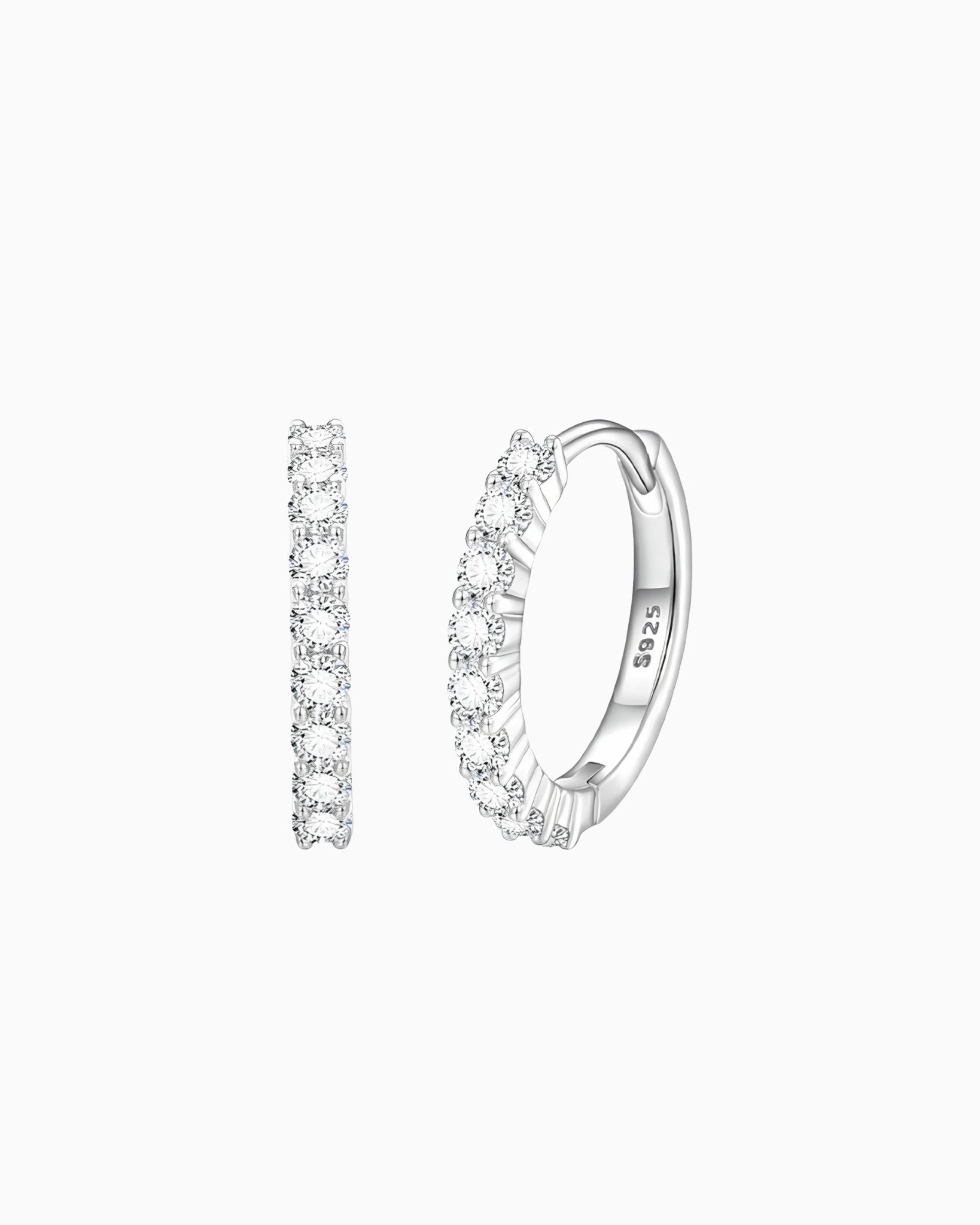 MOISSANITE ETERNITY EARRINGS. - Drippy Amsterdam