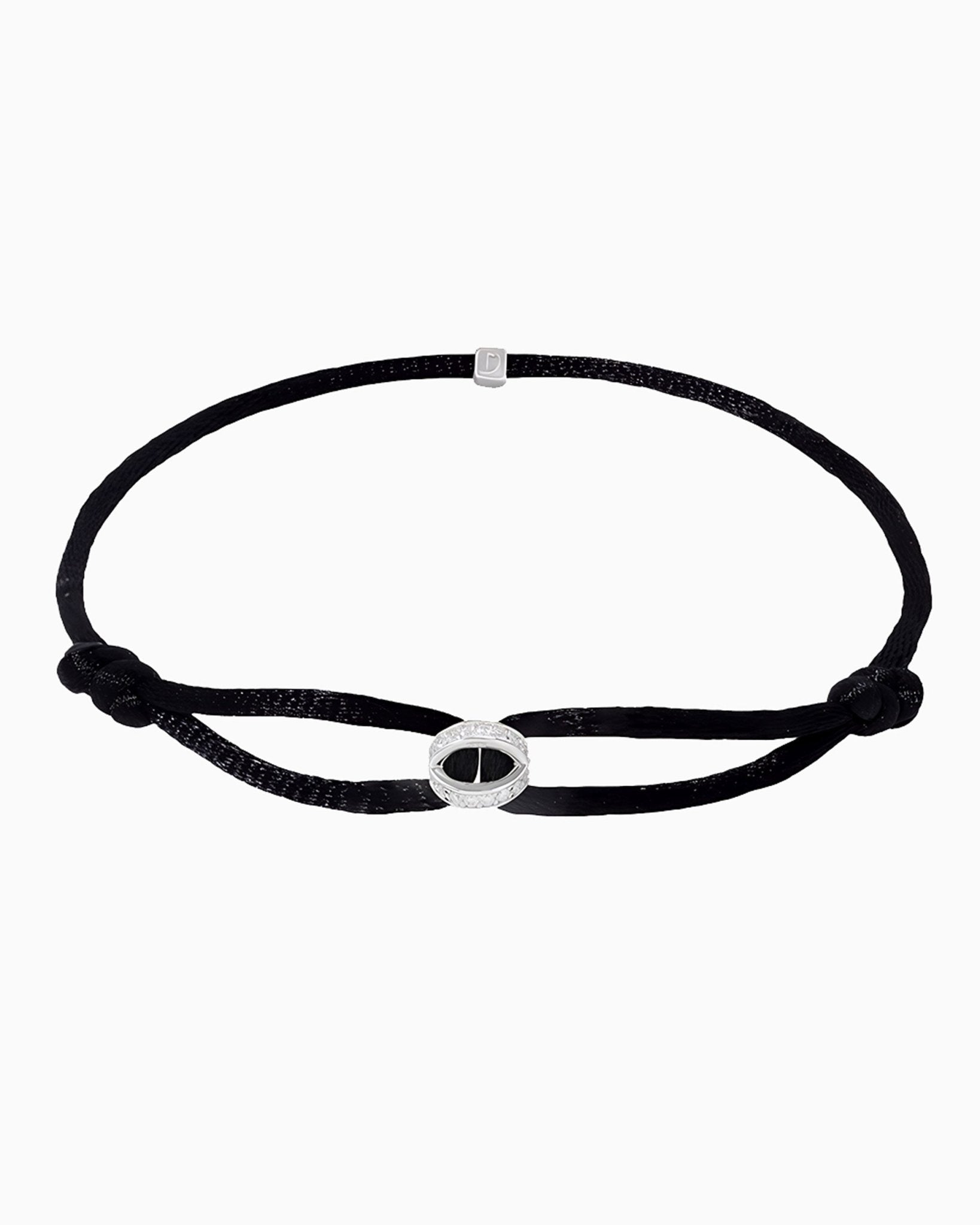 MOISSANITE ICED INFINITY CORD BRACELET. - Drippy Amsterdam