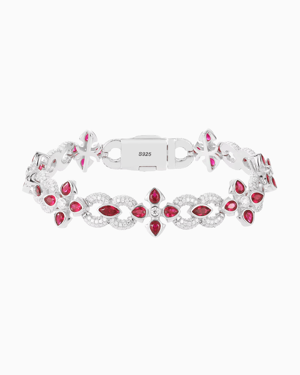 MOISSANITE RUBY BRACELET. - Drippy Amsterdam