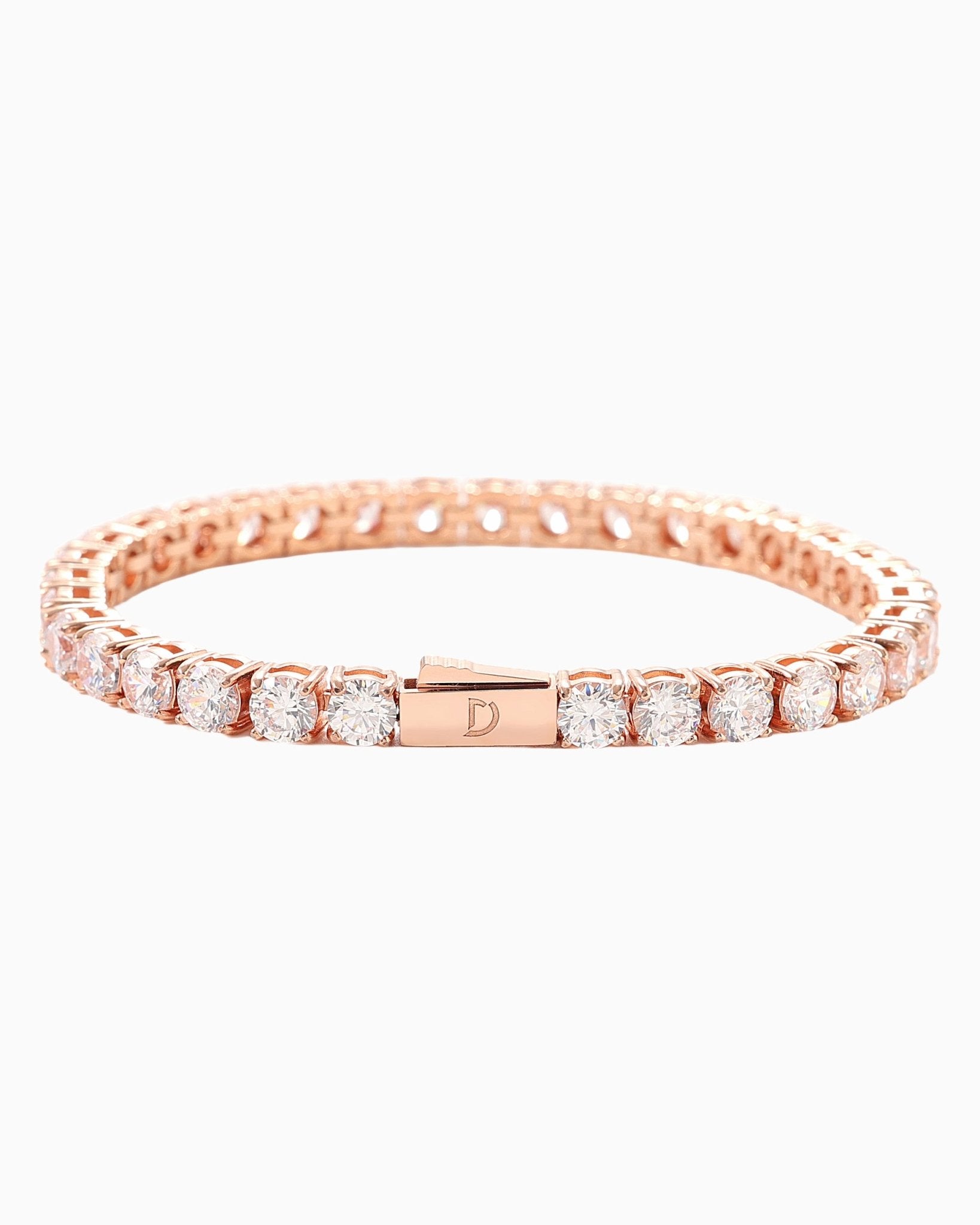 TENNISBOY BRACELET. - 5MM ROSE GOLD - Drippy Amsterdam