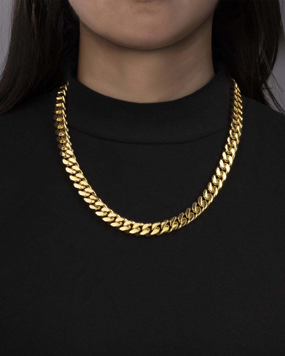 BOXED CLEAN CUBANA CHAIN. - 12MM 18K GOLD - Drippy Amsterdam