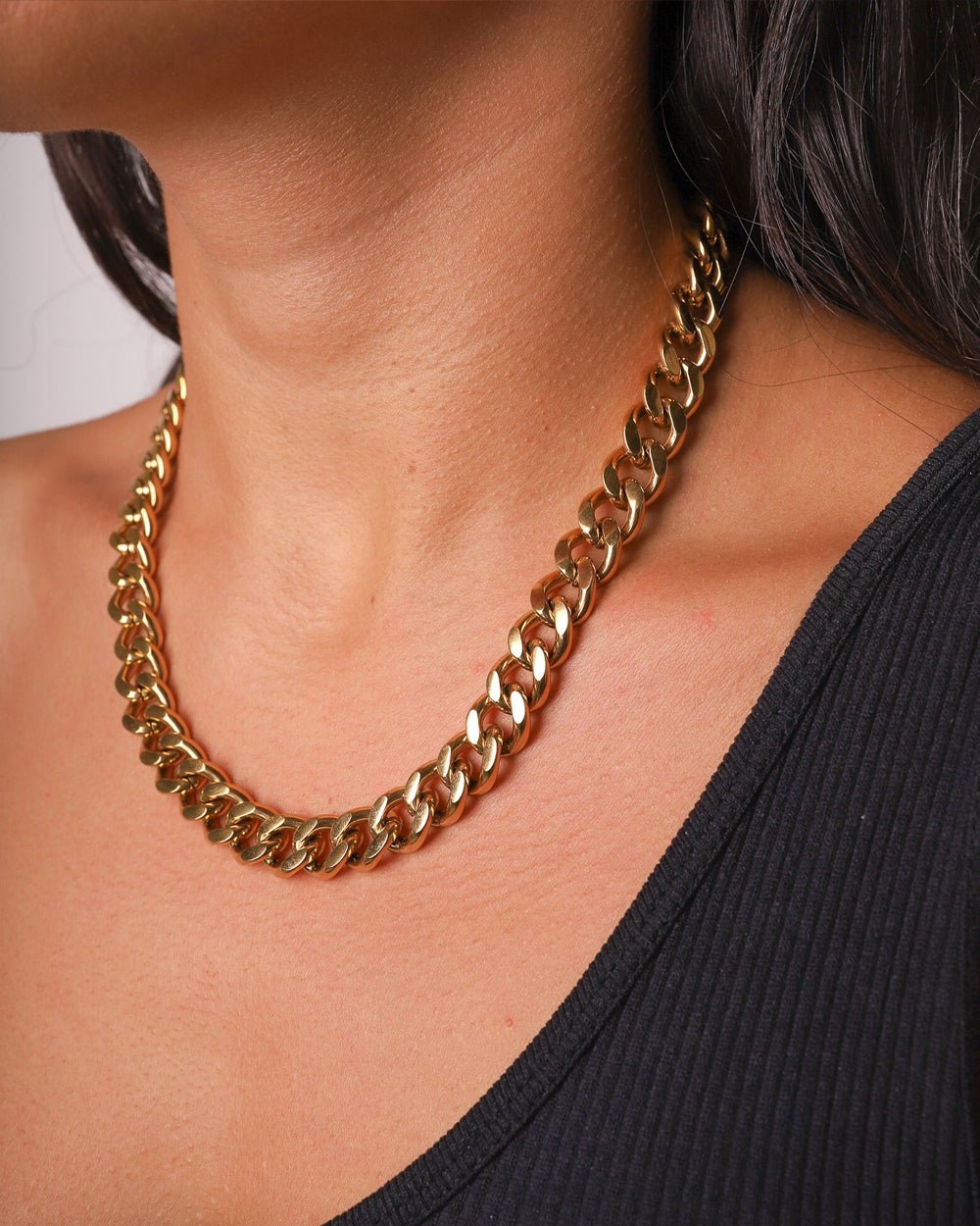 CLEAN CUBANA CHAIN. - 12MM 18K GOLD - Drippy Amsterdam