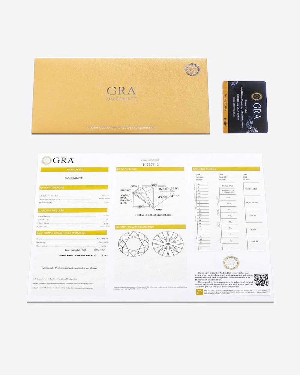 MOISSANITE ETERNITY EARRINGS. - WHITE GOLD - Drippy Amsterdam