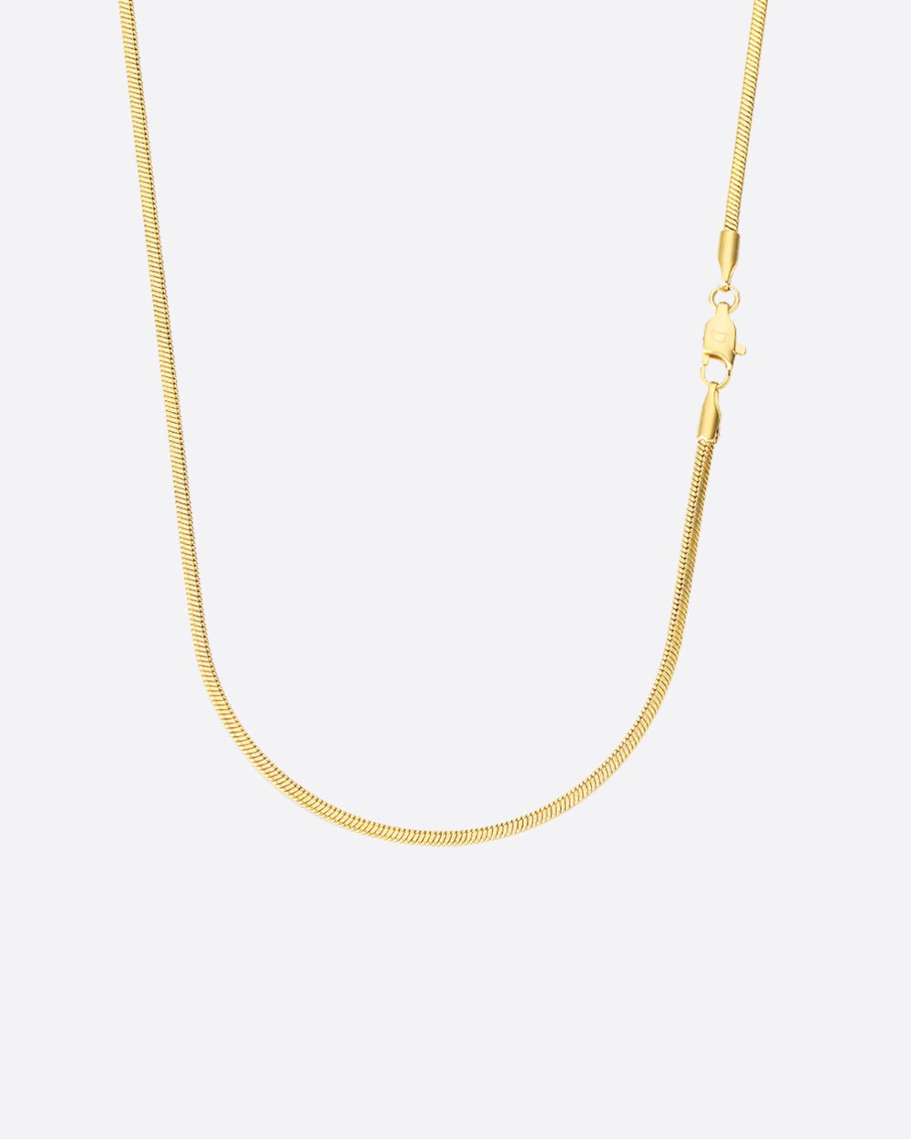 18 karat gold on sale snake chain