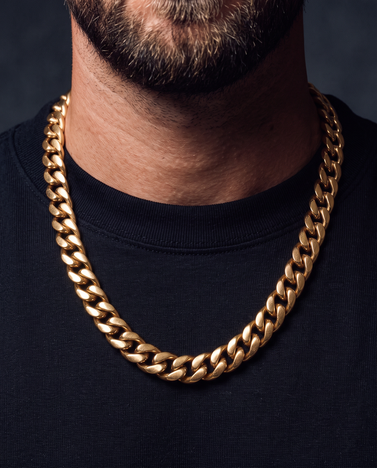 CLEAN BOXED CUBANA CHAIN. - 11MM GOLD