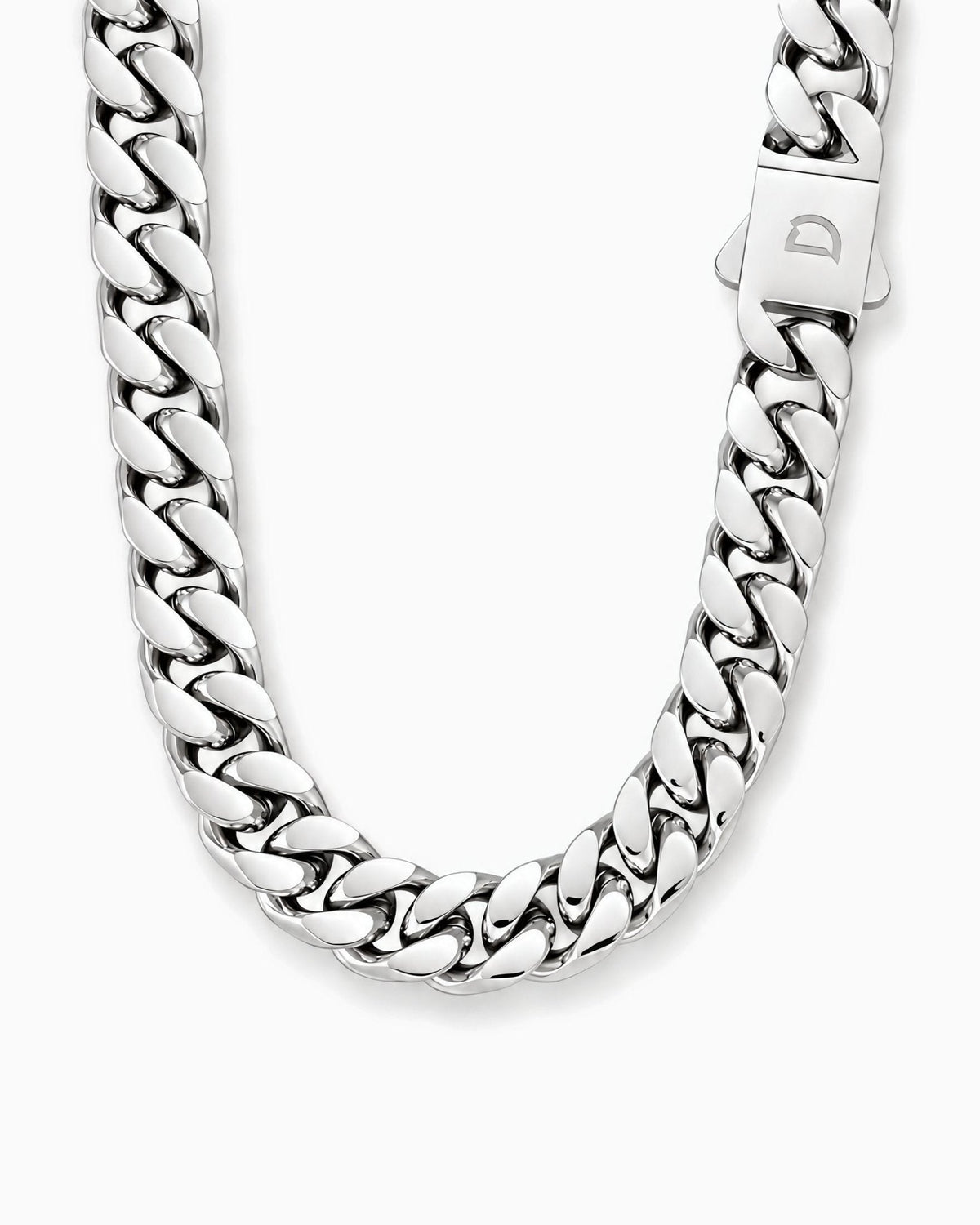 11mm white gold Clean Boxed Cubana chain
