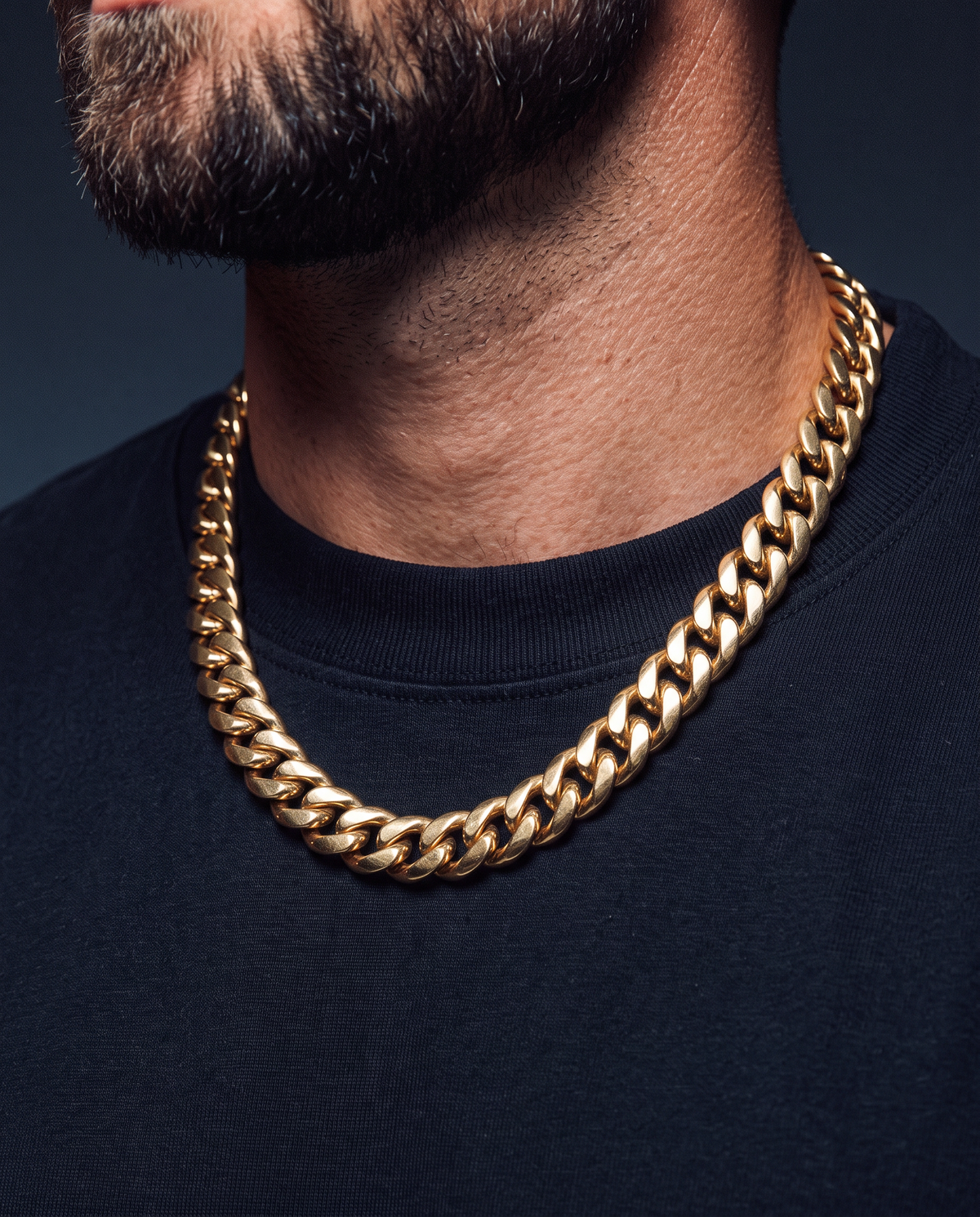 CLEAN CUBANA CHAIN. - 12MM GOLD