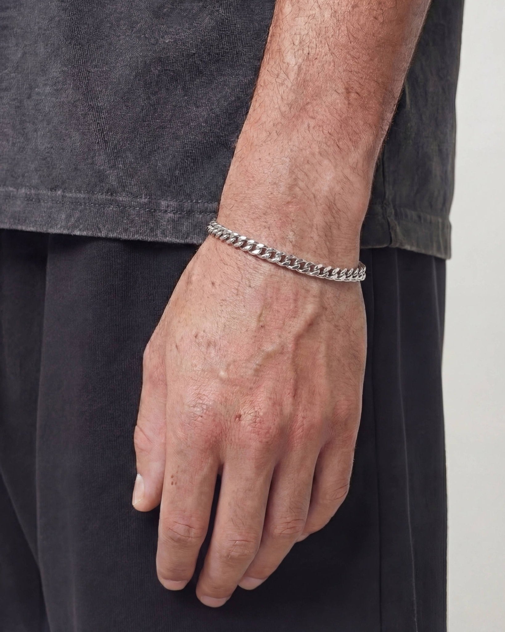 CLEAN CUBANA BRACELET. - 4MM - Drippy Amsterdam