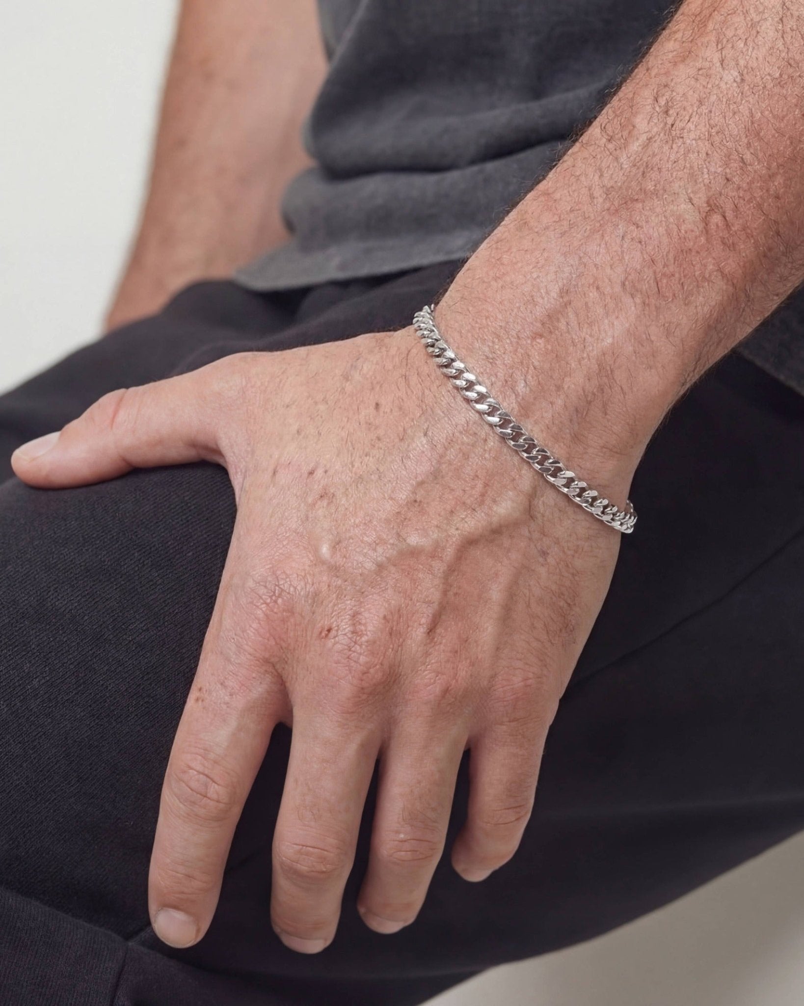 CLEAN CUBANA BRACELET. - 4MM - Drippy Amsterdam