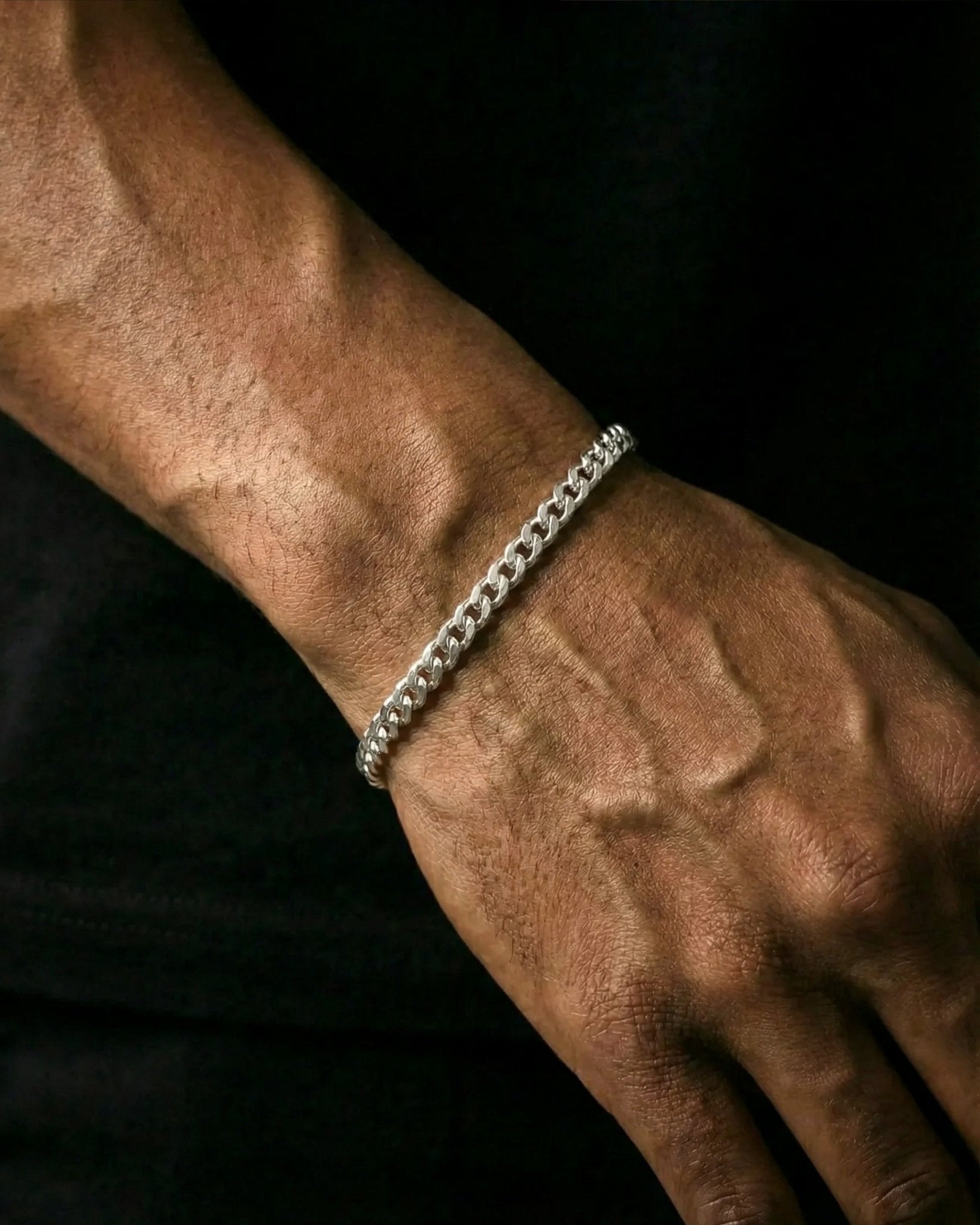 CLEAN CUBANA BRACELET. - 4MM - Drippy Amsterdam