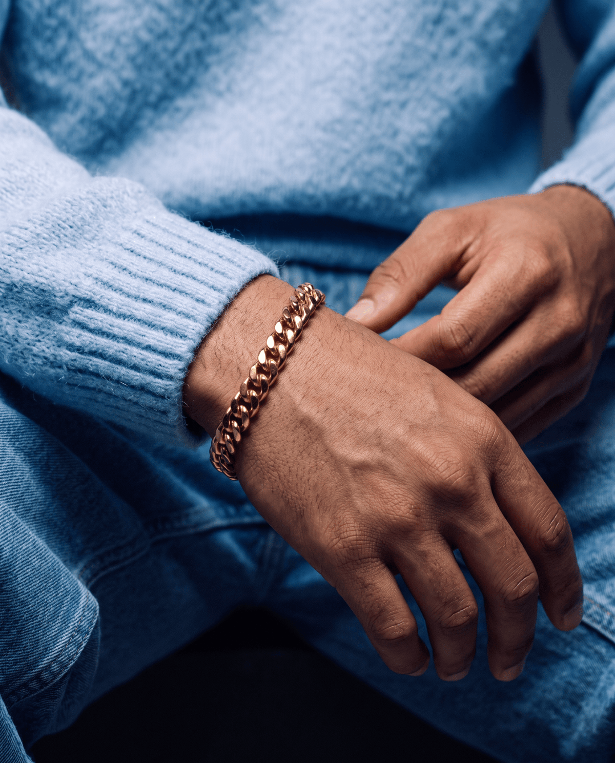 CLEAN CUBANA BRACELET. - 6MM GOLD - Drippy Amsterdam