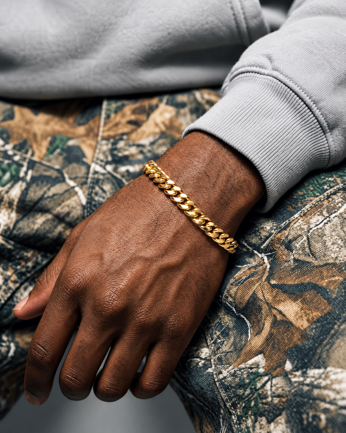 CLEAN CUBANA BRACELET. - 6MM GOLD - Drippy Amsterdam