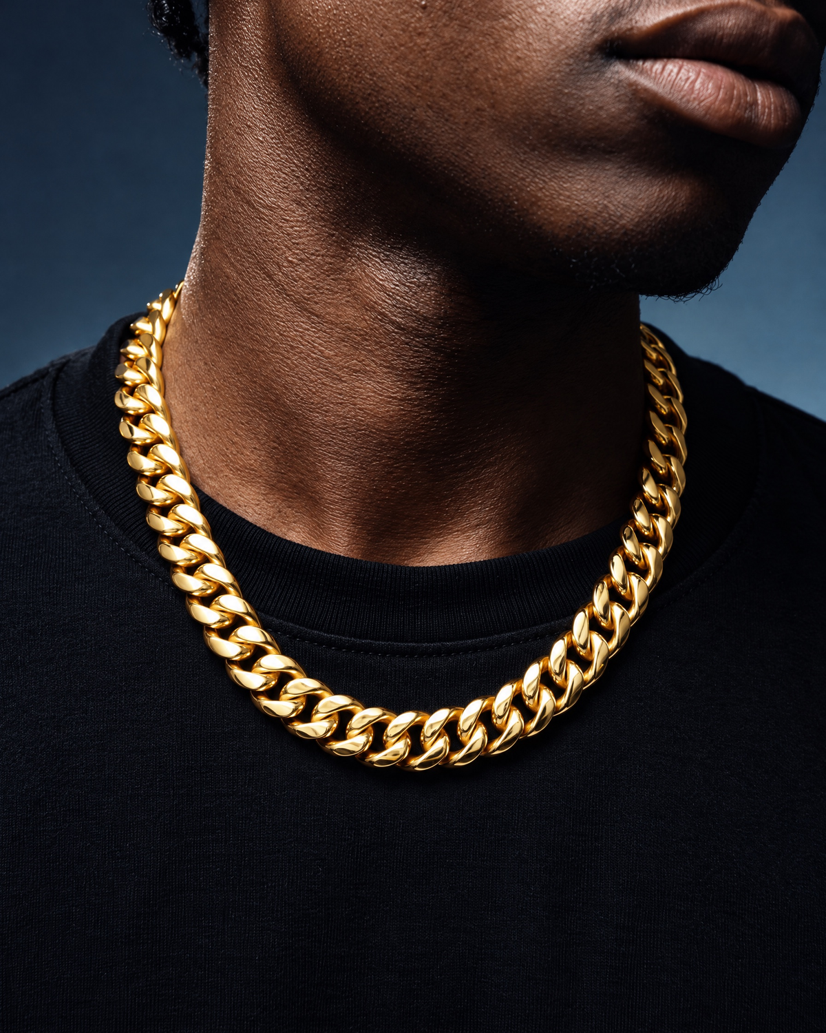 CLEAN CUBANA CHAIN. - 12MM GOLD - Drippy Amsterdam