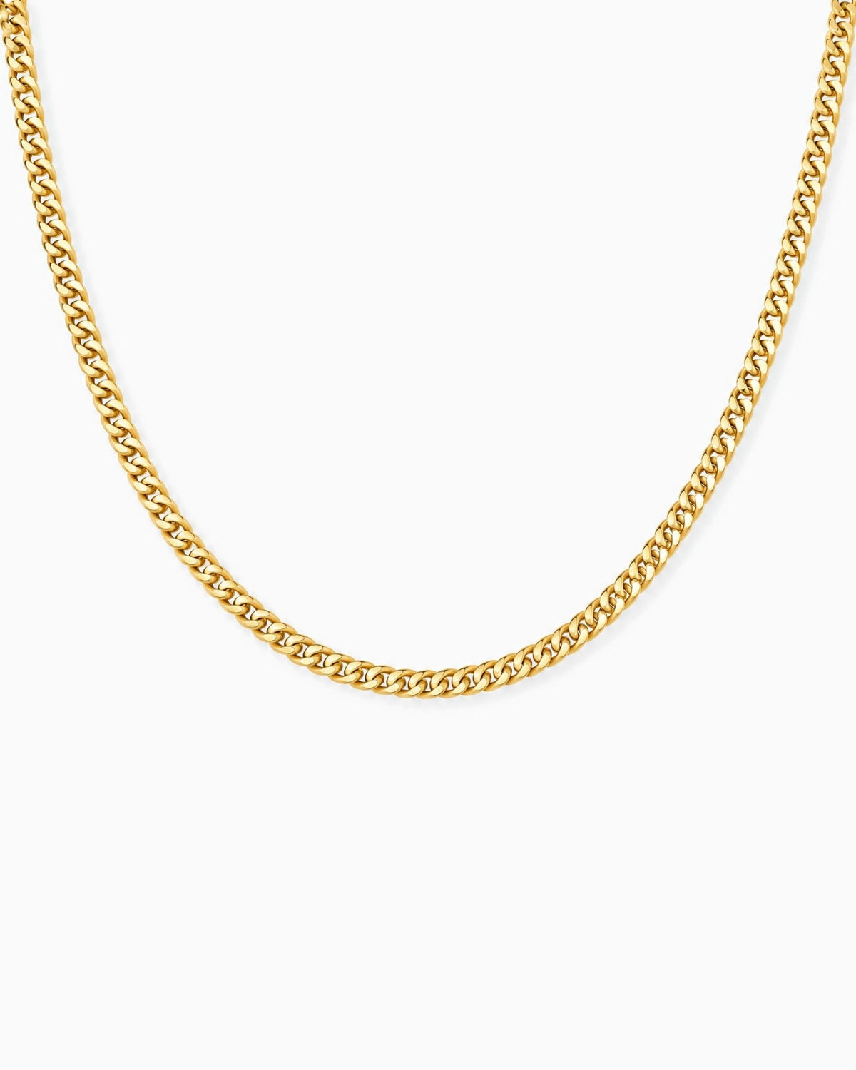 CLEAN CUBANA CHAIN. - 4MM GOLD