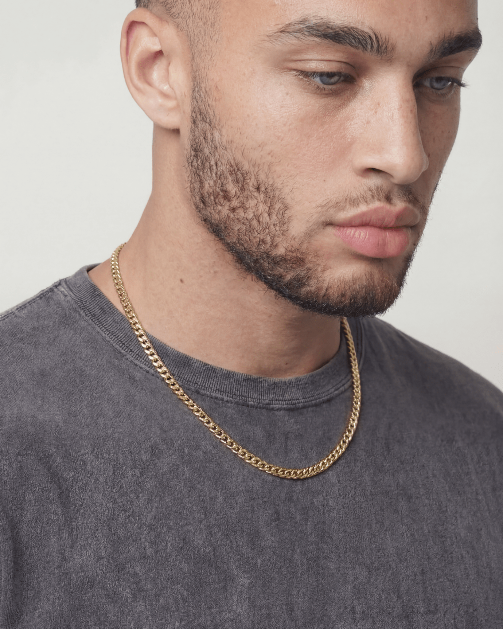 CLEAN CUBANA CHAIN. - 4MM GOLD