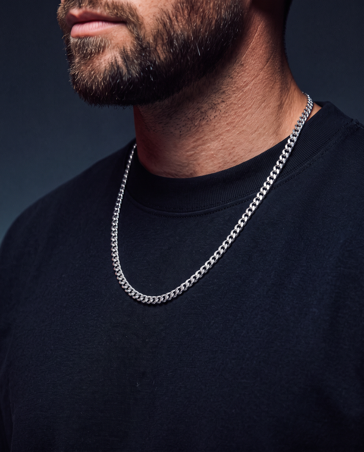 CLEAN CUBANA CHAIN. - 4MM