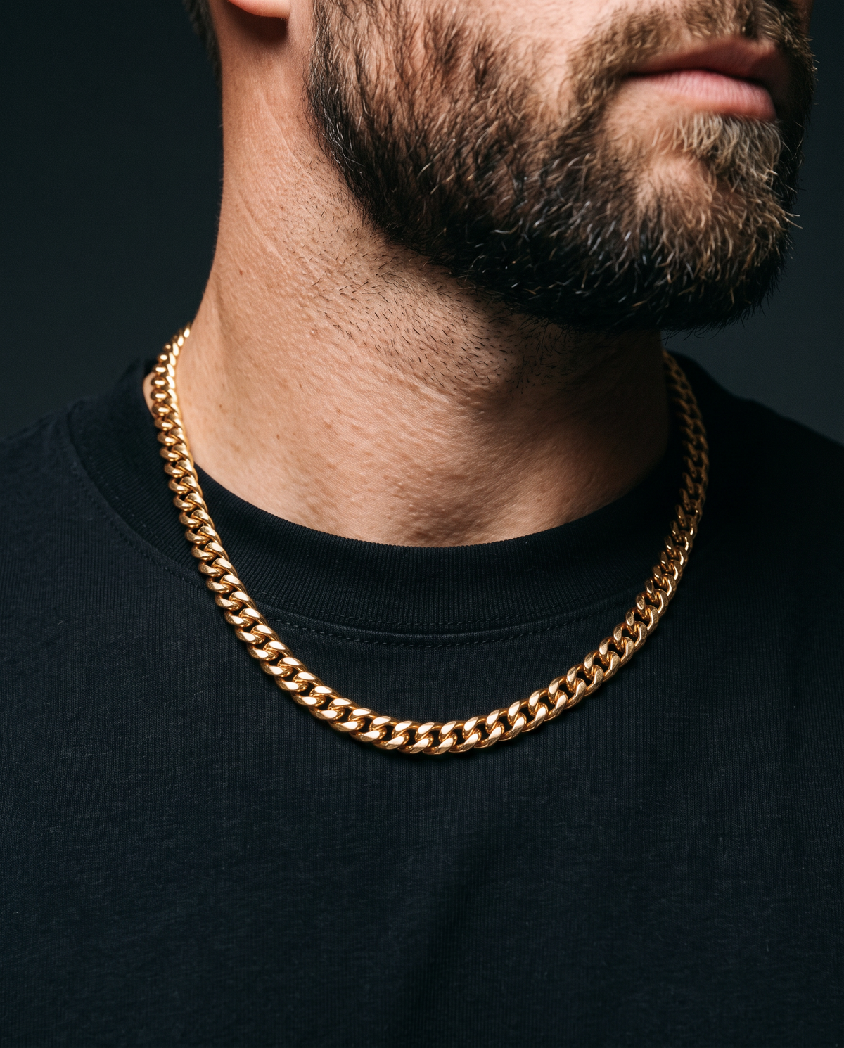 CLEAN CUBANA CHAIN. - 6MM GOLD