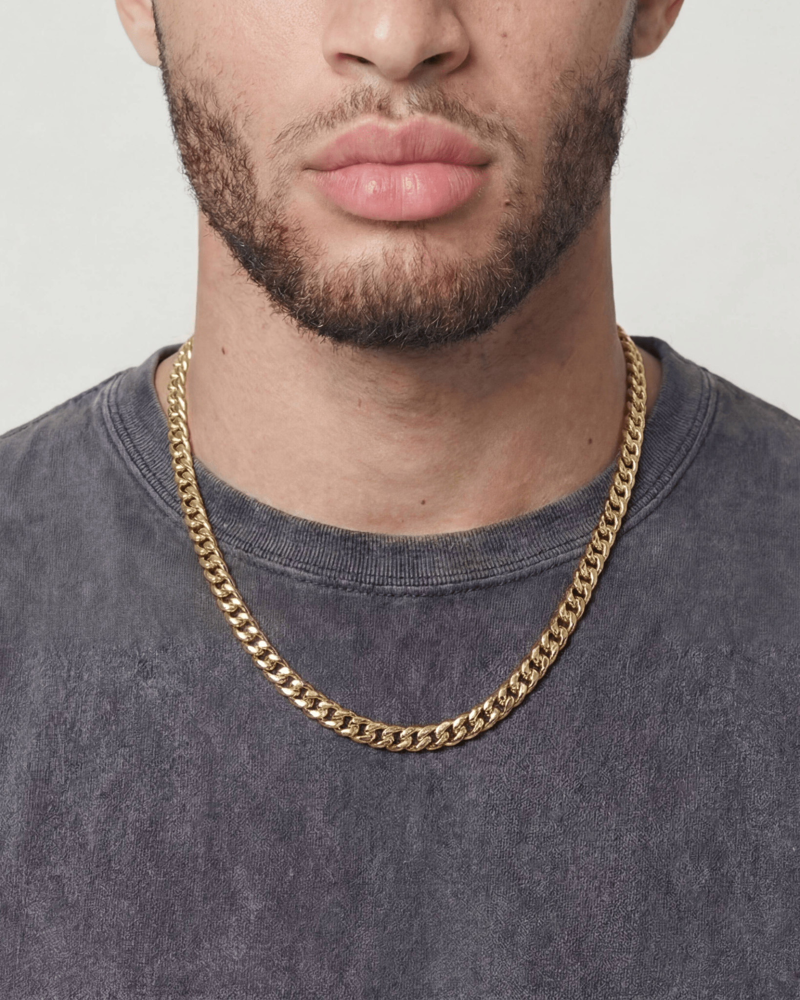 CLEAN CUBANA CHAIN. - 6MM GOLD - Drippy Amsterdam