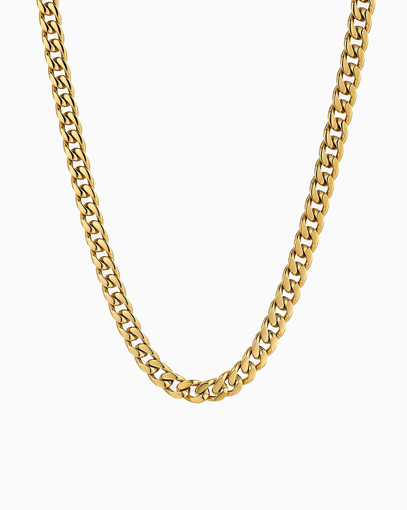 CLEAN CUBANA CHAIN. - 6MM GOLD - Drippy Amsterdam