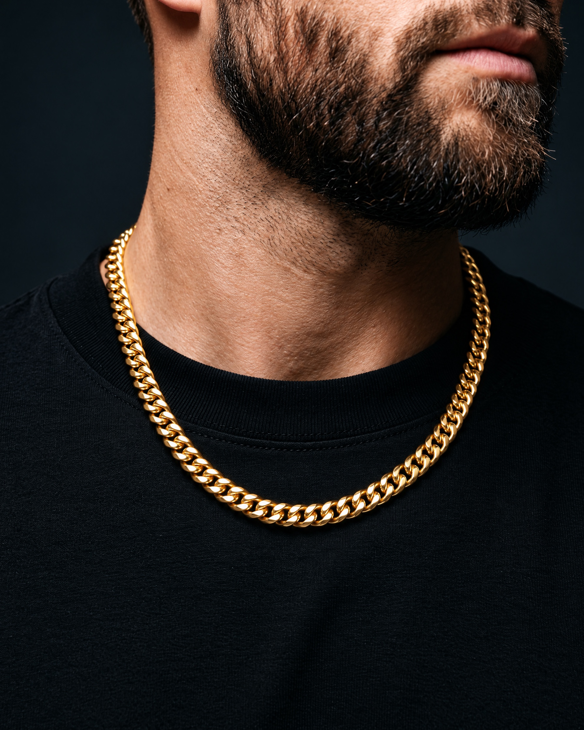 CLEAN CUBANA CHAIN. - 6MM GOLD - Drippy Amsterdam