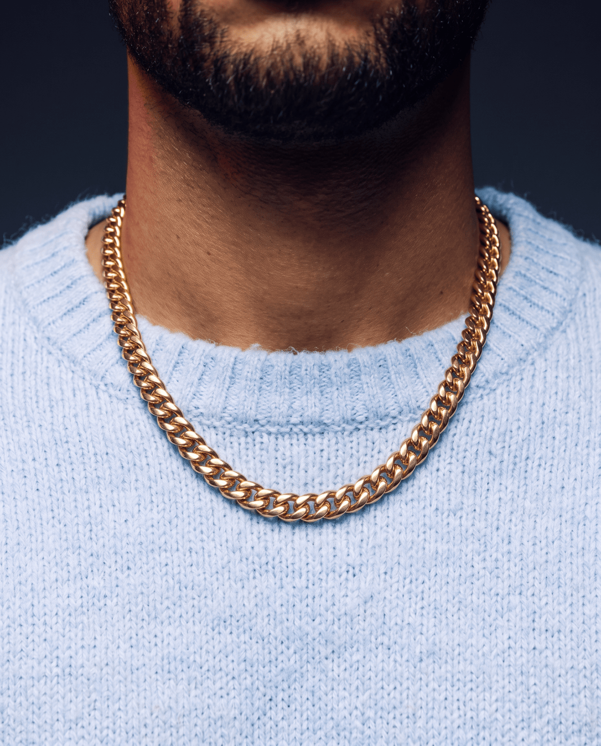 CLEAN CUBANA CHAIN. - 6MM GOLD - Drippy Amsterdam