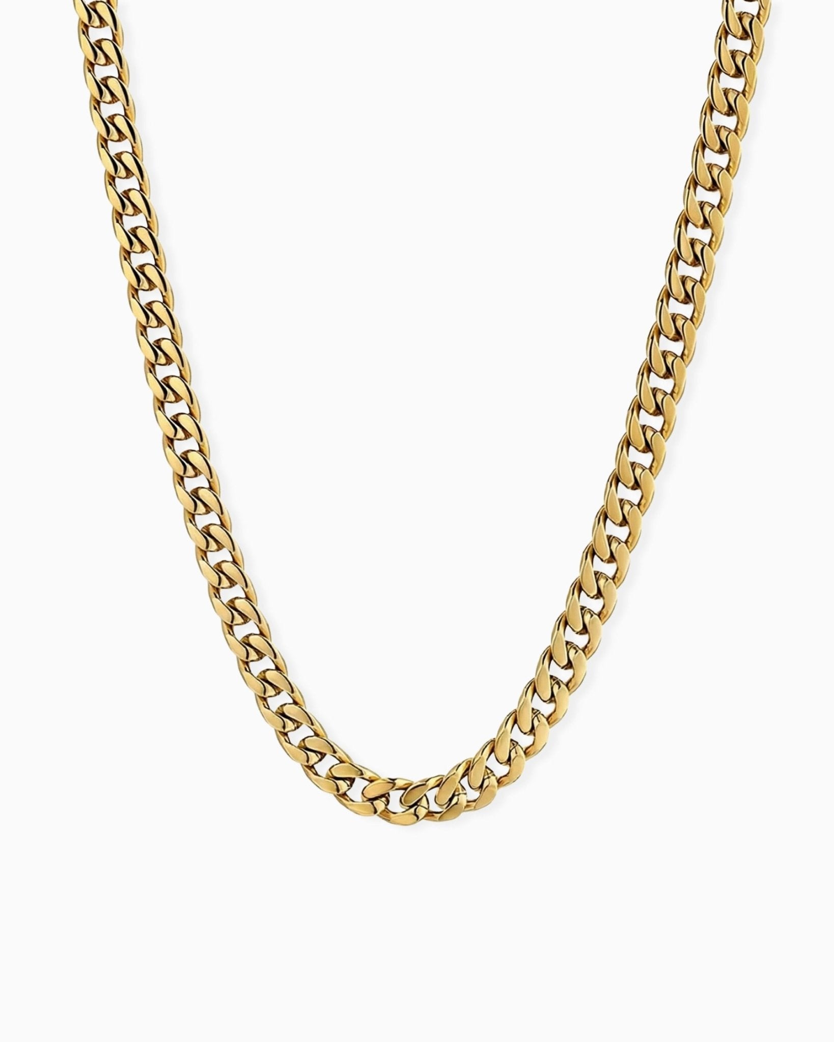 CLEAN CUBANA CHAIN. - 6MM GOLD - Drippy Amsterdam