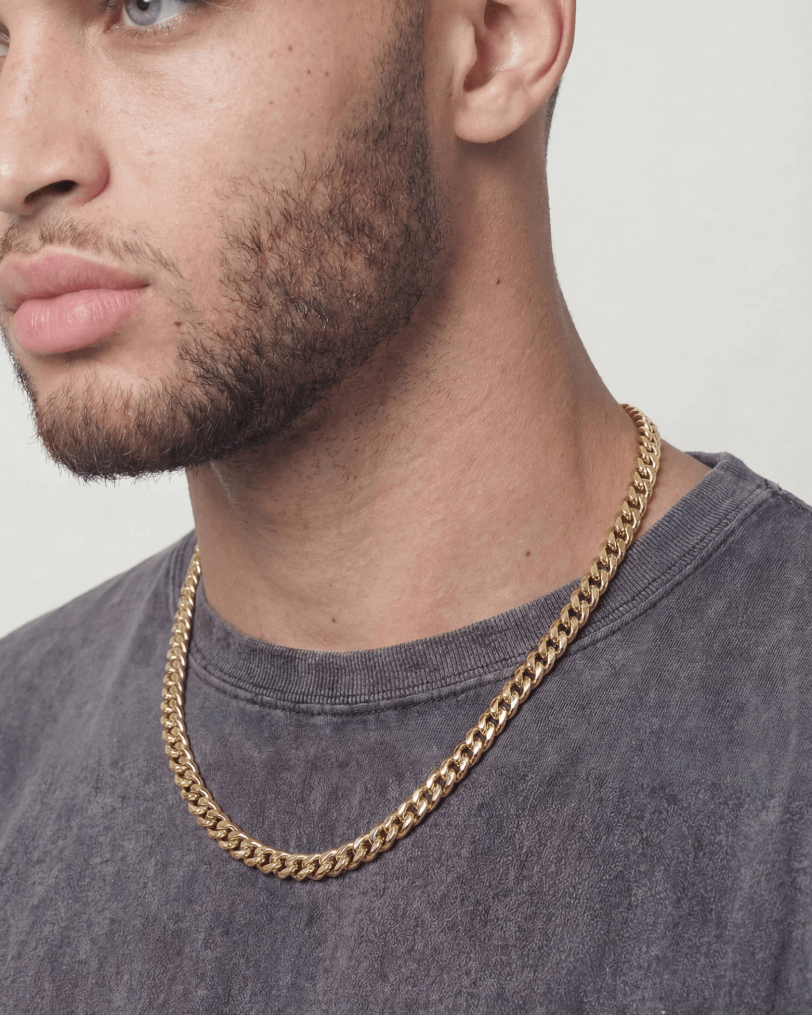 CLEAN CUBANA CHAIN. - 6MM GOLD - Drippy Amsterdam