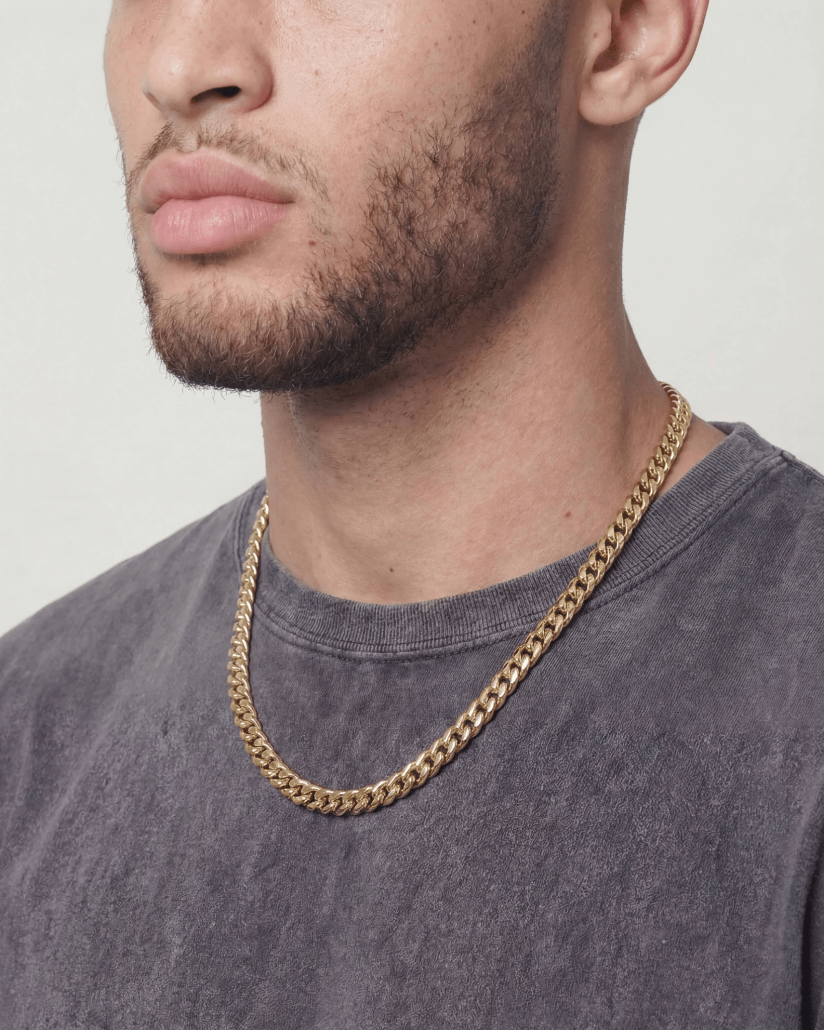 CLEAN CUBANA CHAIN. - 6MM GOLD - Drippy Amsterdam