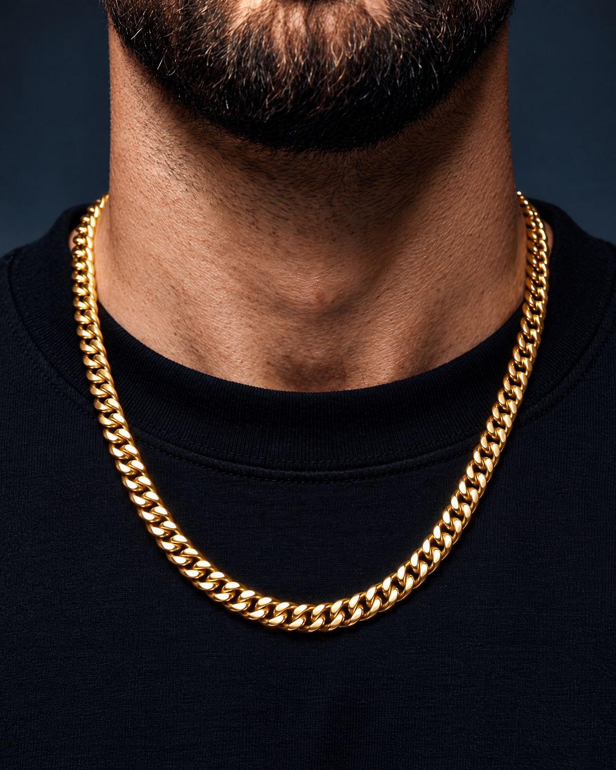 CLEAN CUBANA CHAIN. - 6MM GOLD - Drippy Amsterdam