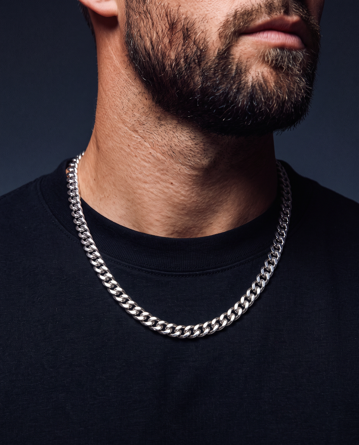 CLEAN CUBANA CHAIN. - 6MM