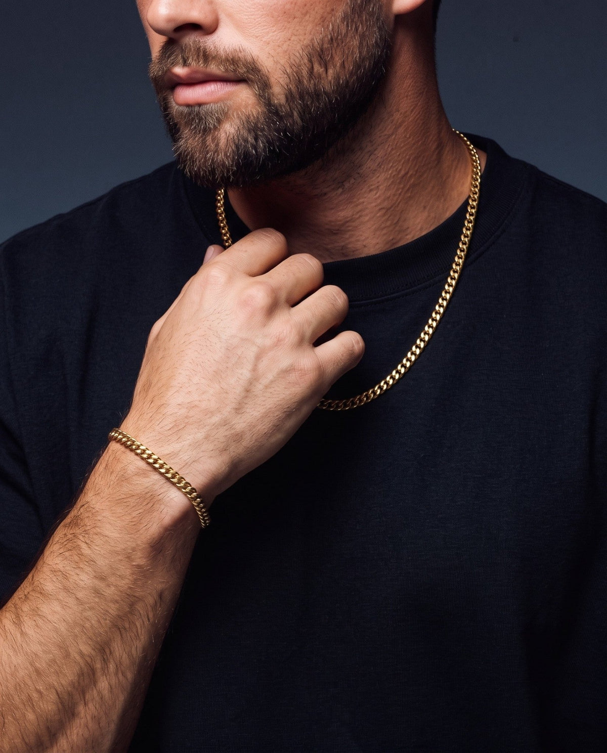 CLEAN CUBANA SET. - 4MM GOLD - Drippy Amsterdam