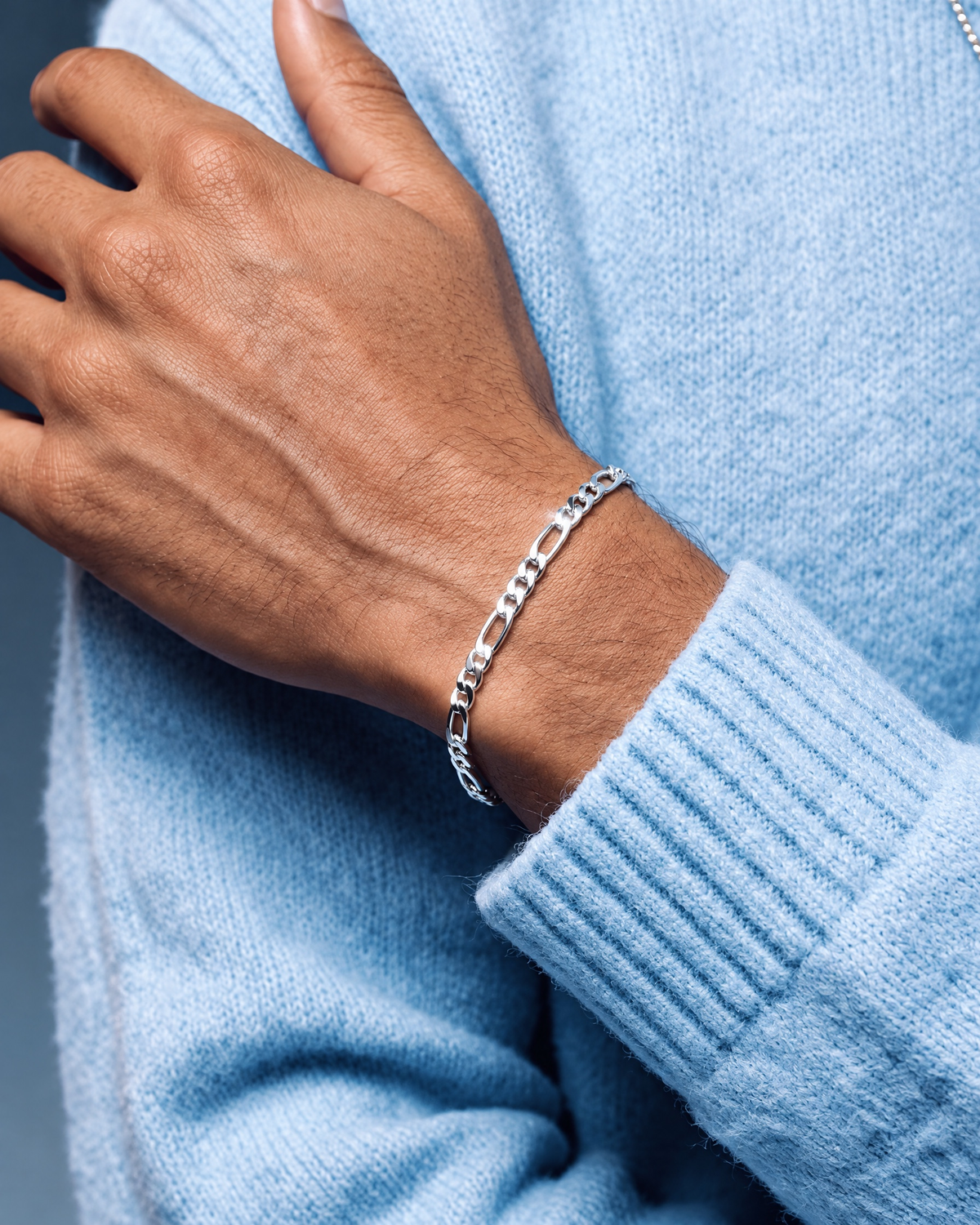 CLEAN FIGARO BRACELET. - 3MM - Drippy Amsterdam