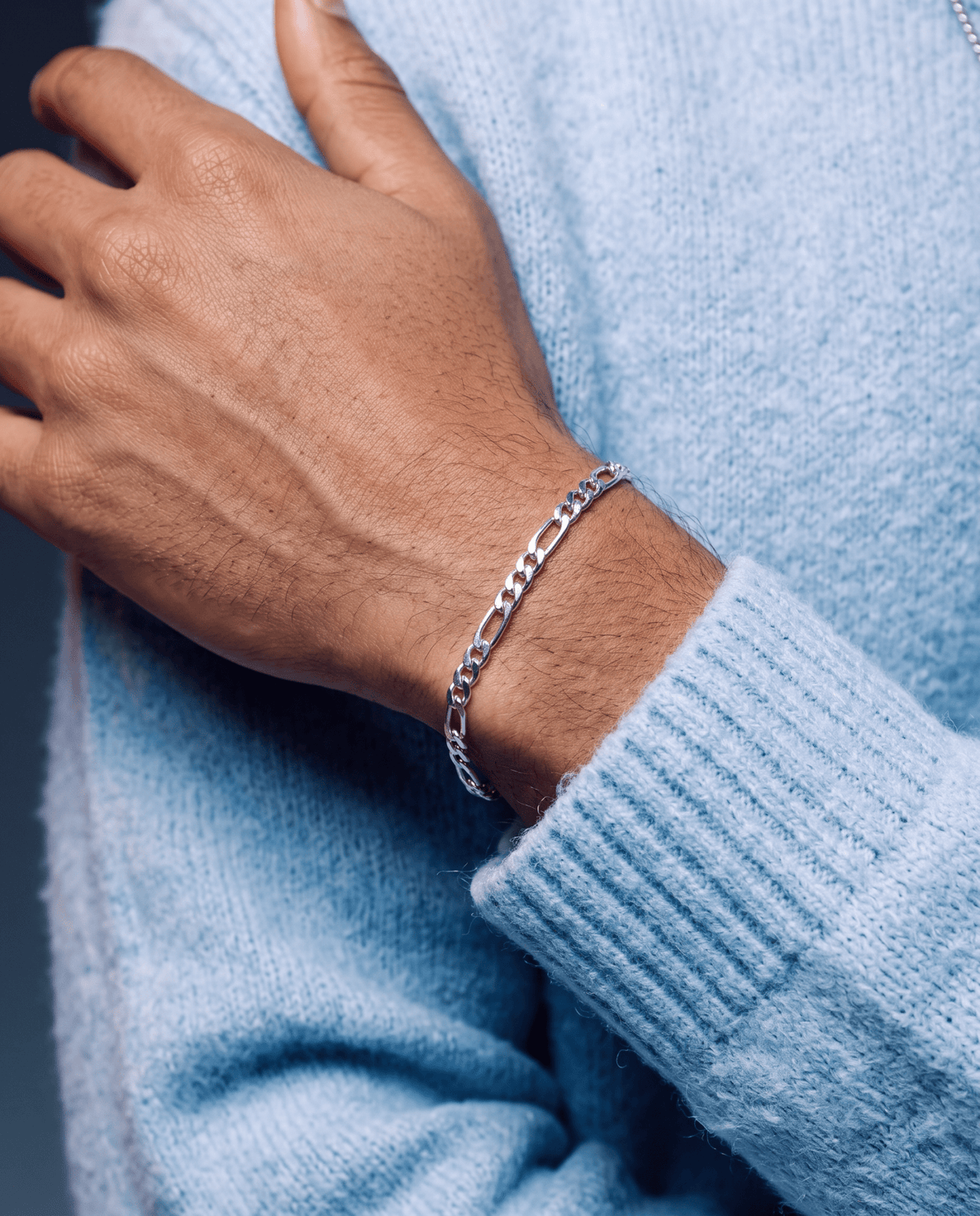 CLEAN FIGARO BRACELET. - 3MM - Drippy Amsterdam