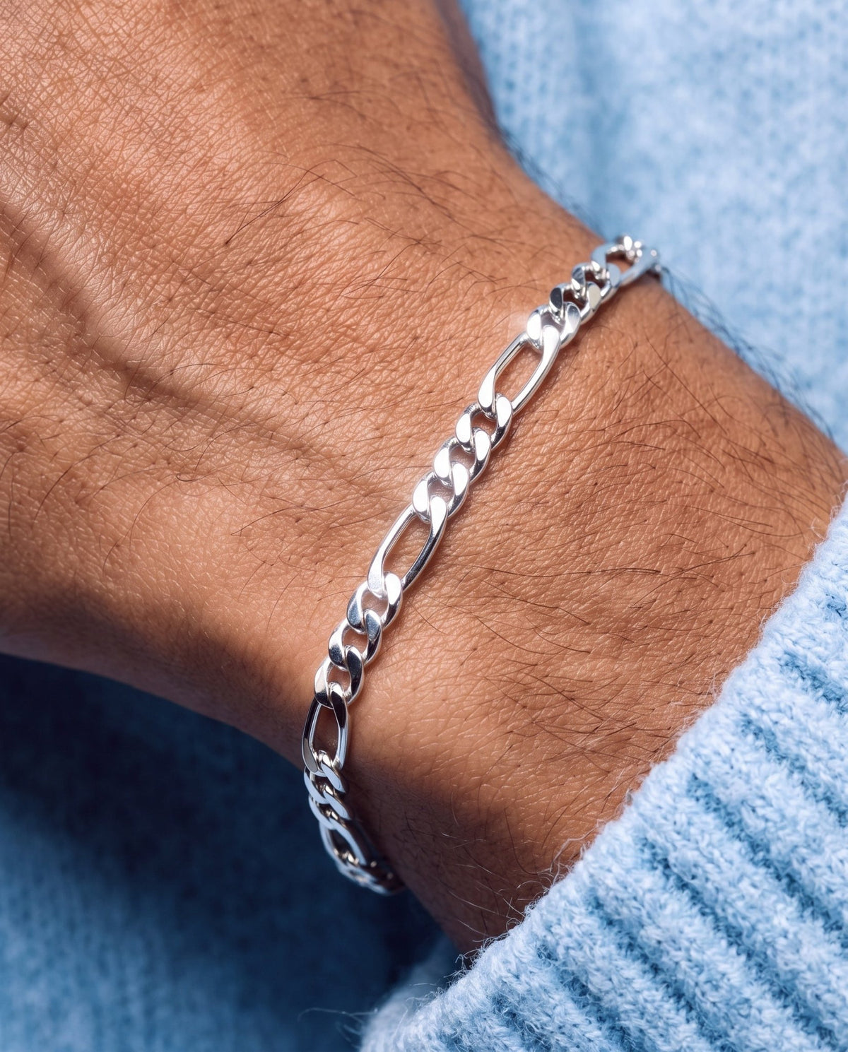 CLEAN FIGARO BRACELET. - 3MM - Drippy Amsterdam