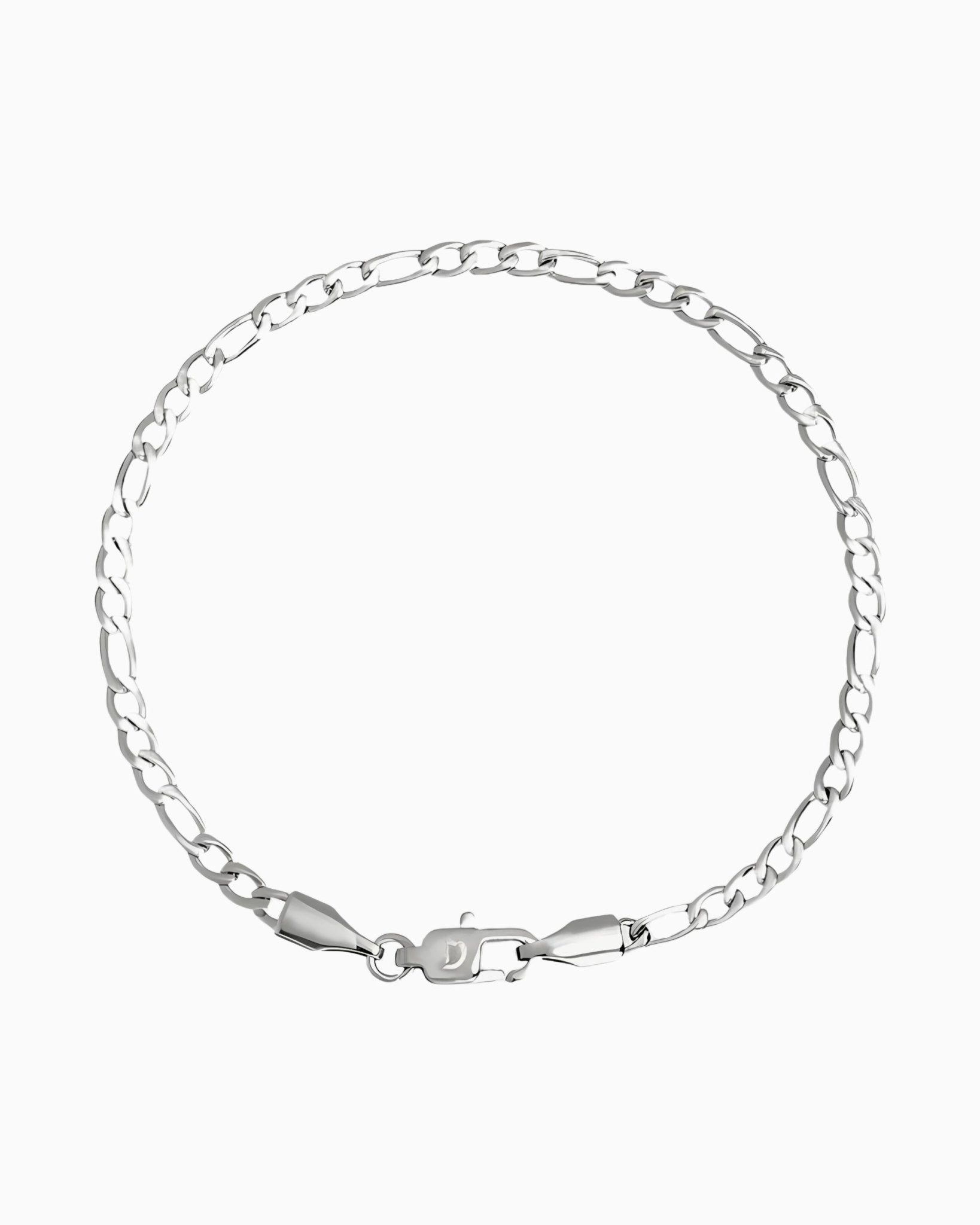 CLEAN FIGARO BRACELET. - 3MM - Drippy Amsterdam