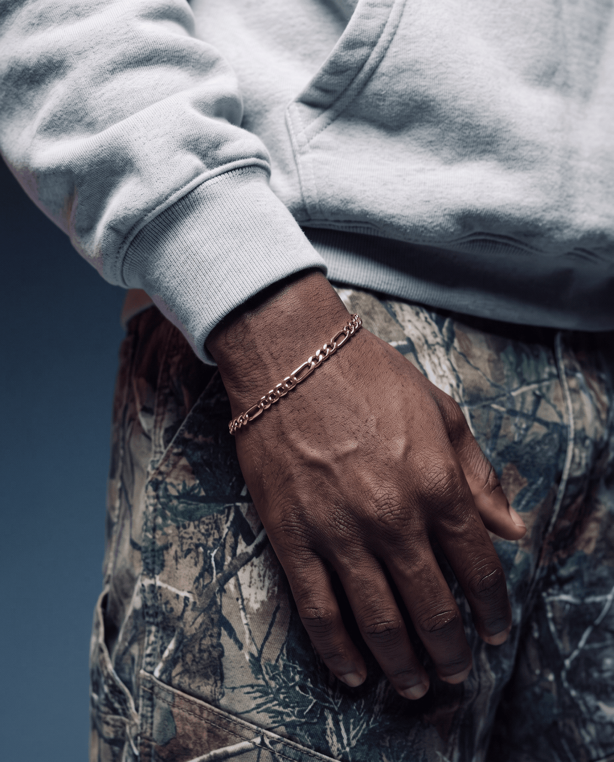 CLEAN FIGARO BRACELET. - 3MM GOLD - Drippy Amsterdam
