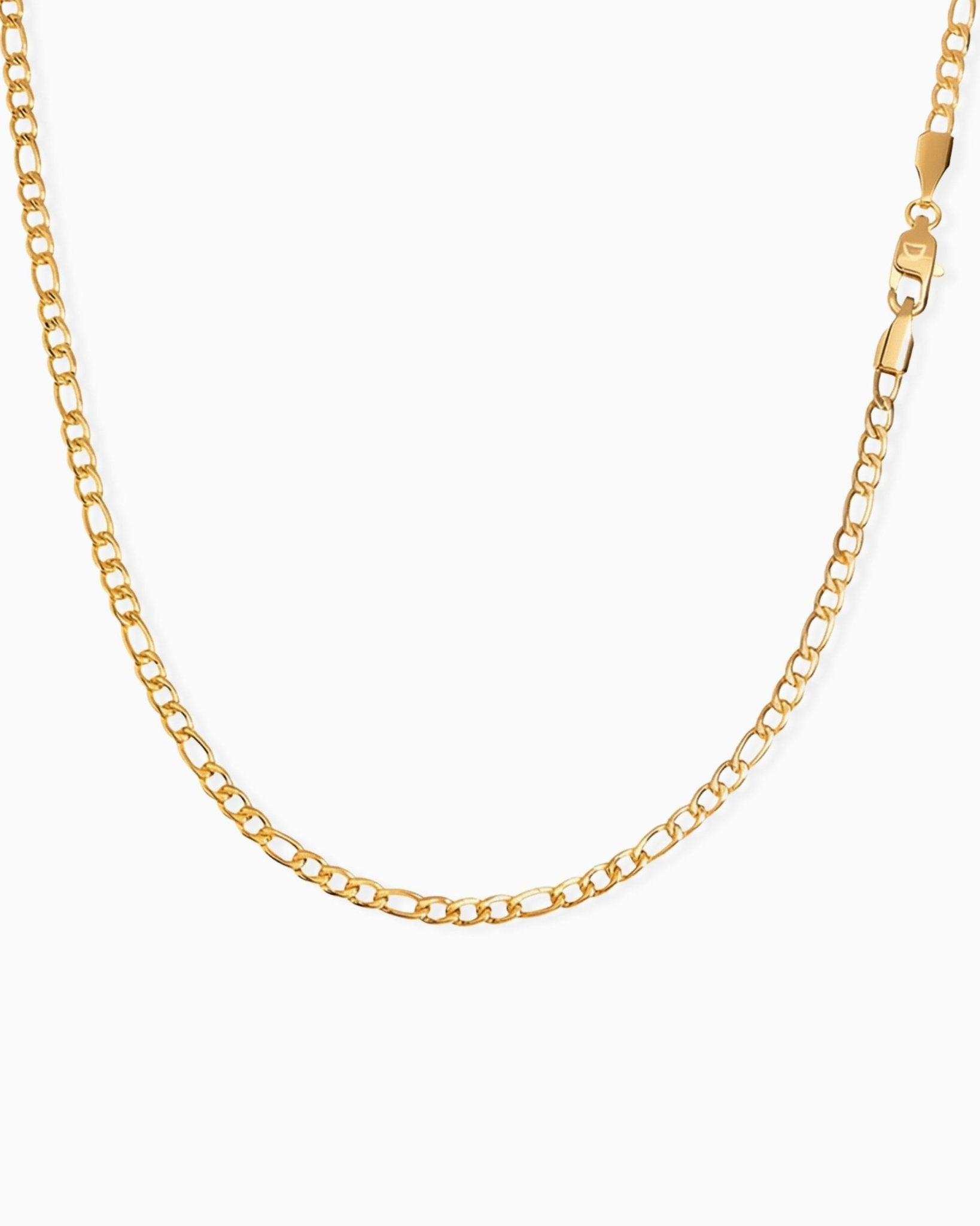 CLEAN FIGARO CHAIN. - 3MM GOLD - Drippy Amsterdam