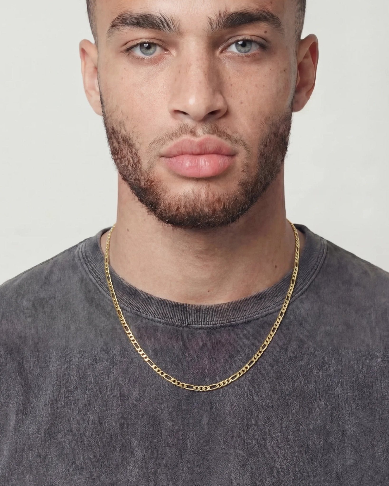 CLEAN FIGARO CHAIN. - 3MM GOLD - Drippy Amsterdam