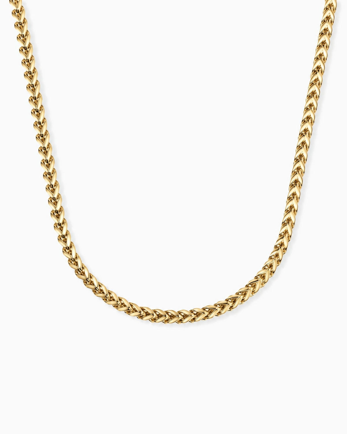 CLEAN FRANCO CHAIN. - 3MM GOLD - Drippy Amsterdam