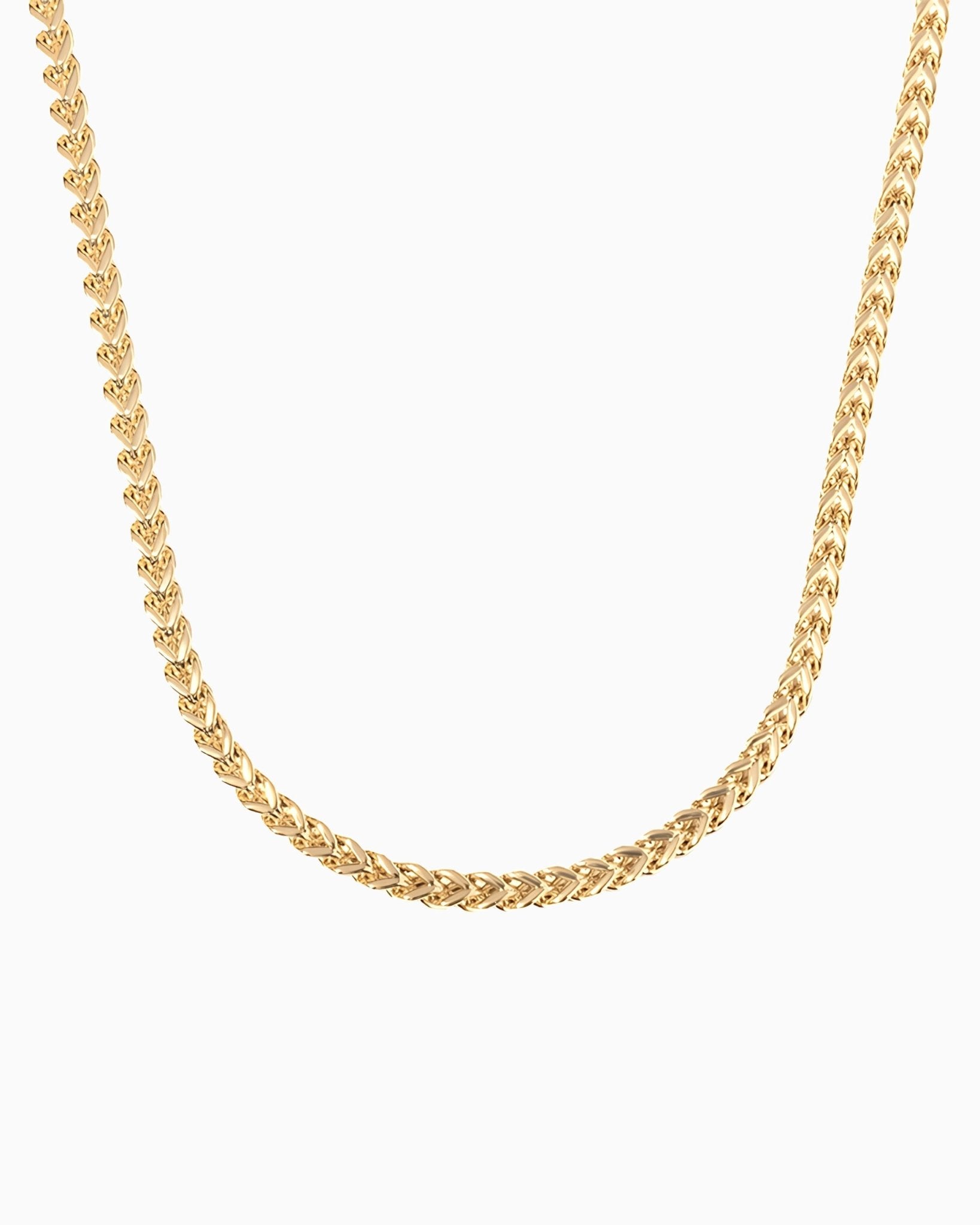 CLEAN FRANCO CHAIN. - 3MM GOLD - Drippy Amsterdam