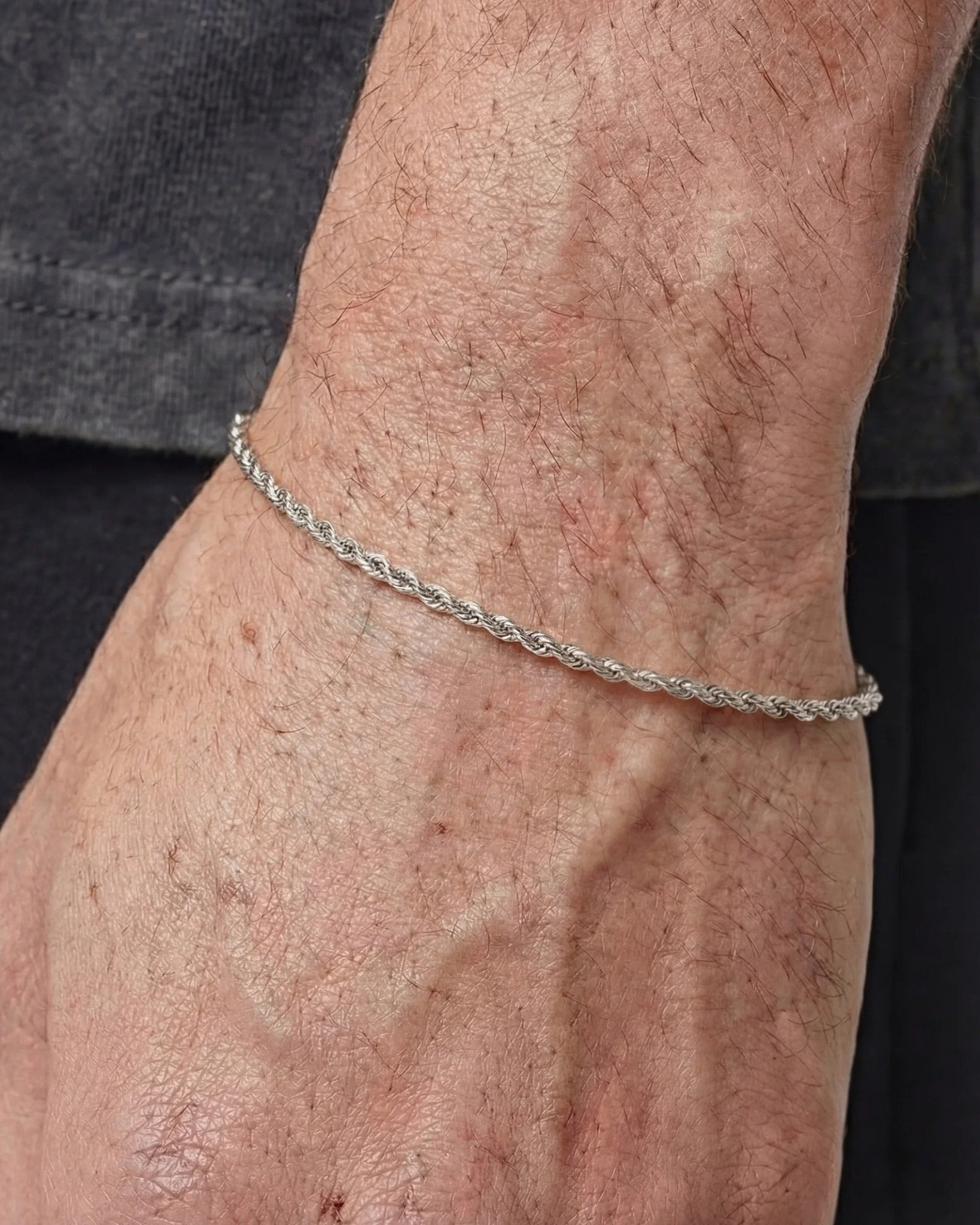 CLEAN ROPE BRACELET. - 2MM - Drippy Amsterdam