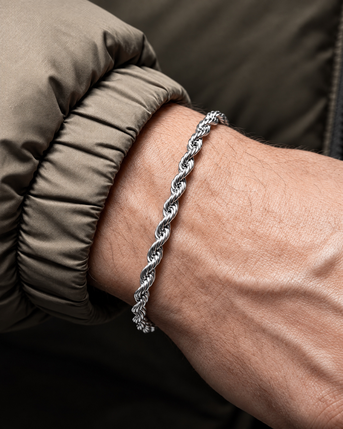CLEAN ROPE BRACELET. - 2MM - Drippy Amsterdam